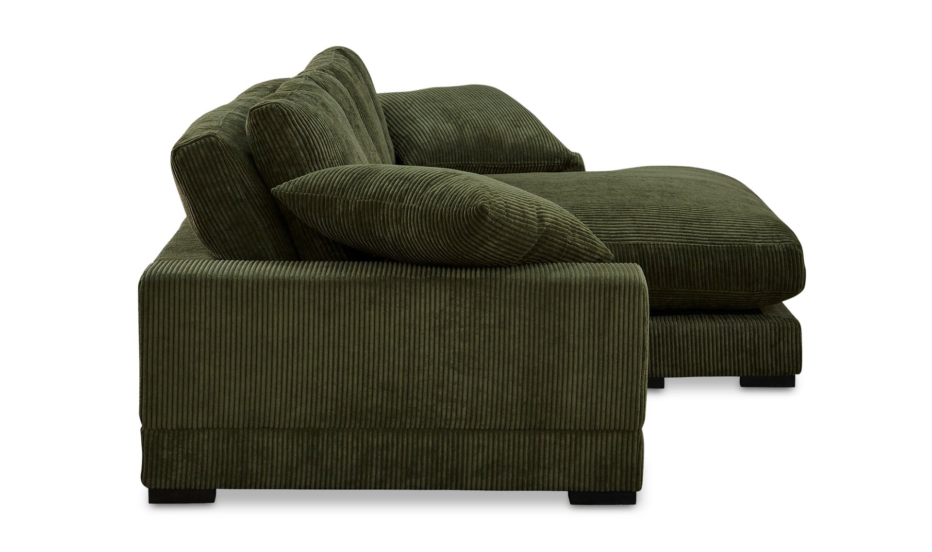 Plunge Sectional Dark Green