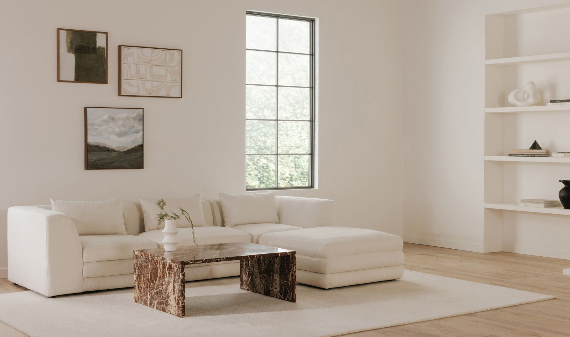 Lowtide Ottoman Amber Glow