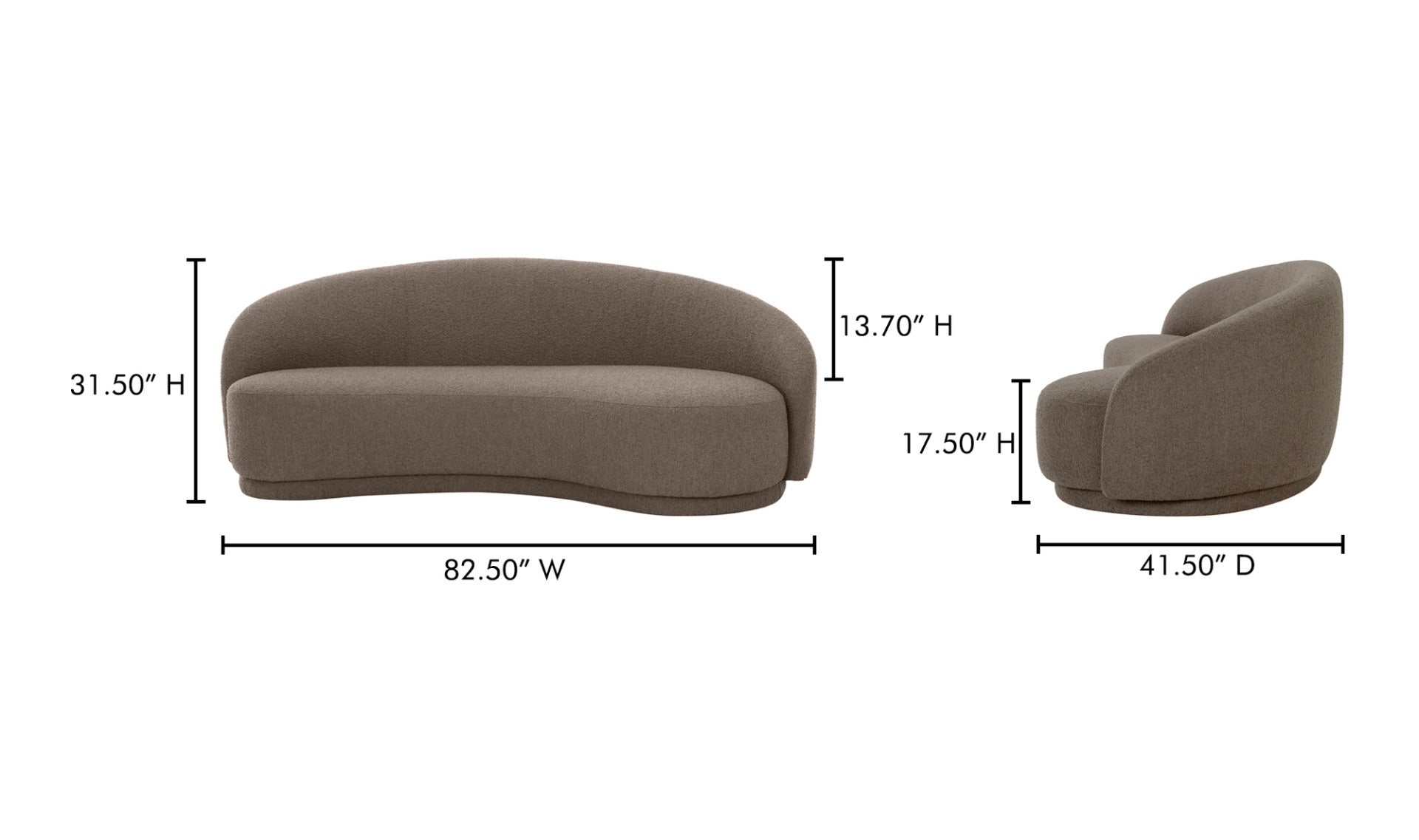 Excelsior Sofa Warm Taupe