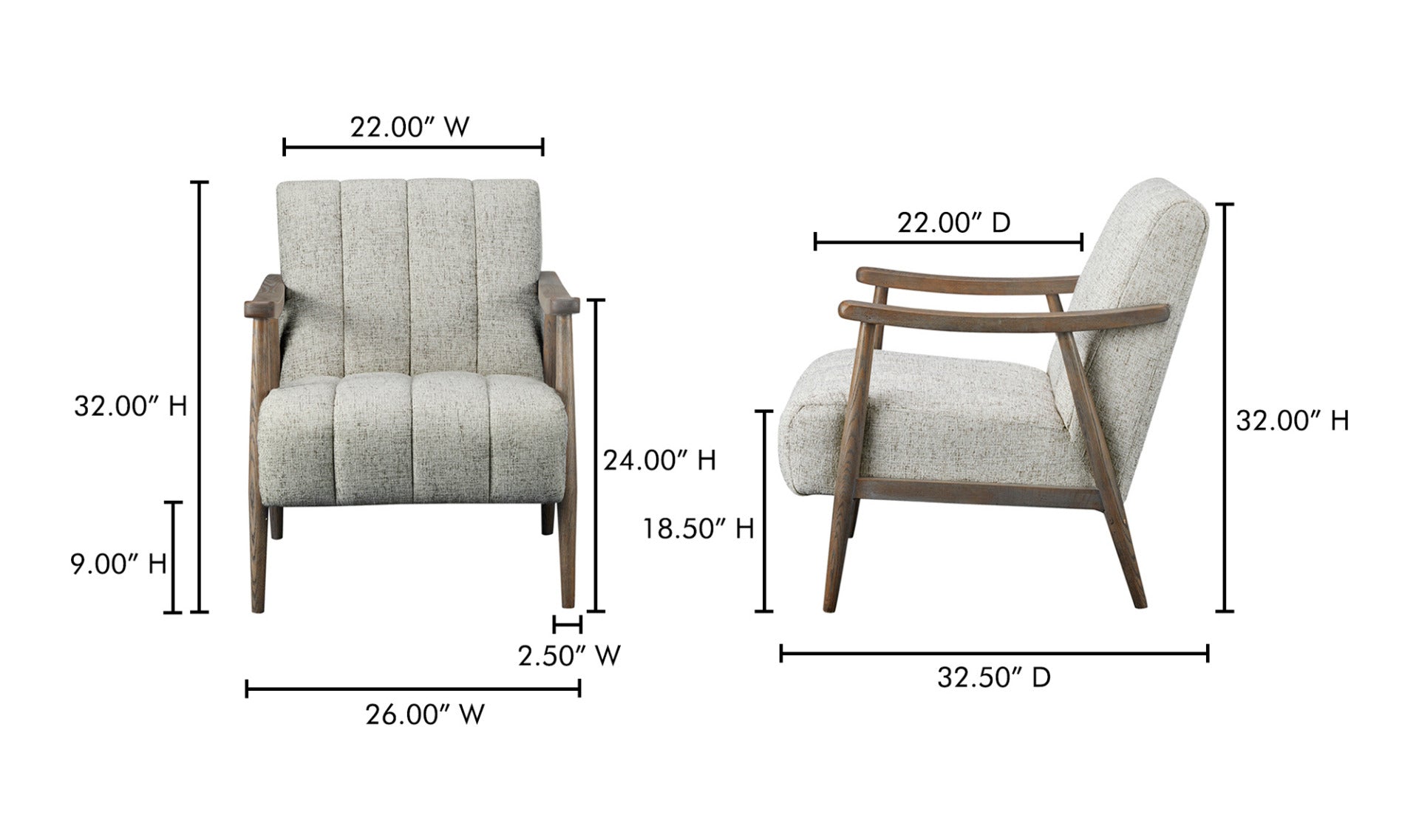 Aster Accent Chair Pebbled Beige