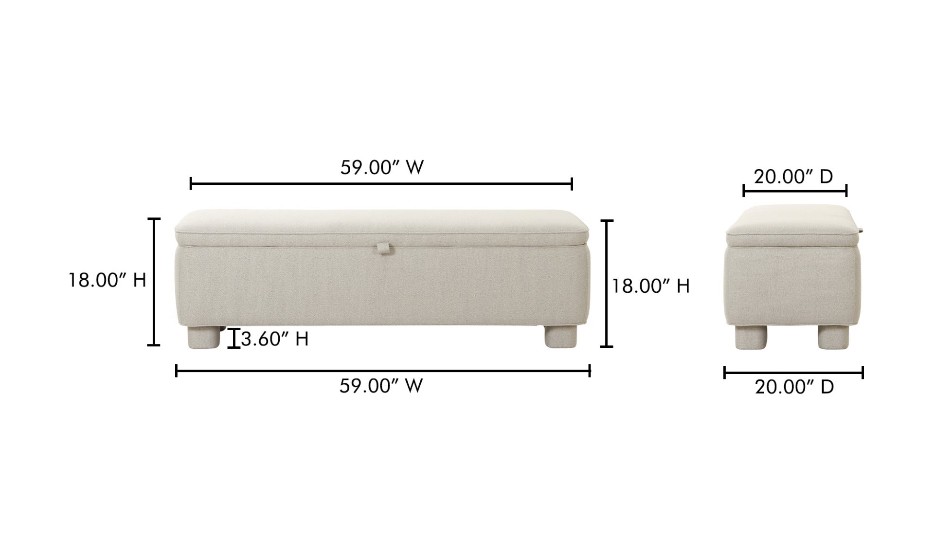 Ichigo Storage Bench