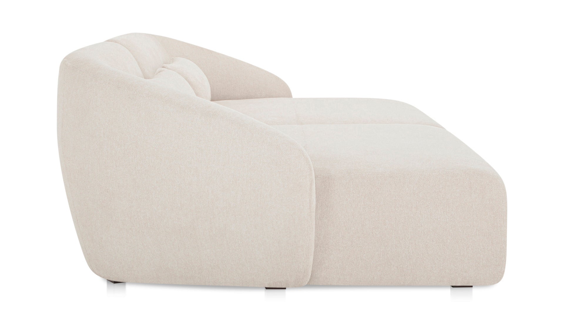 Amelia Double Chaise Modular Sectional Warm White