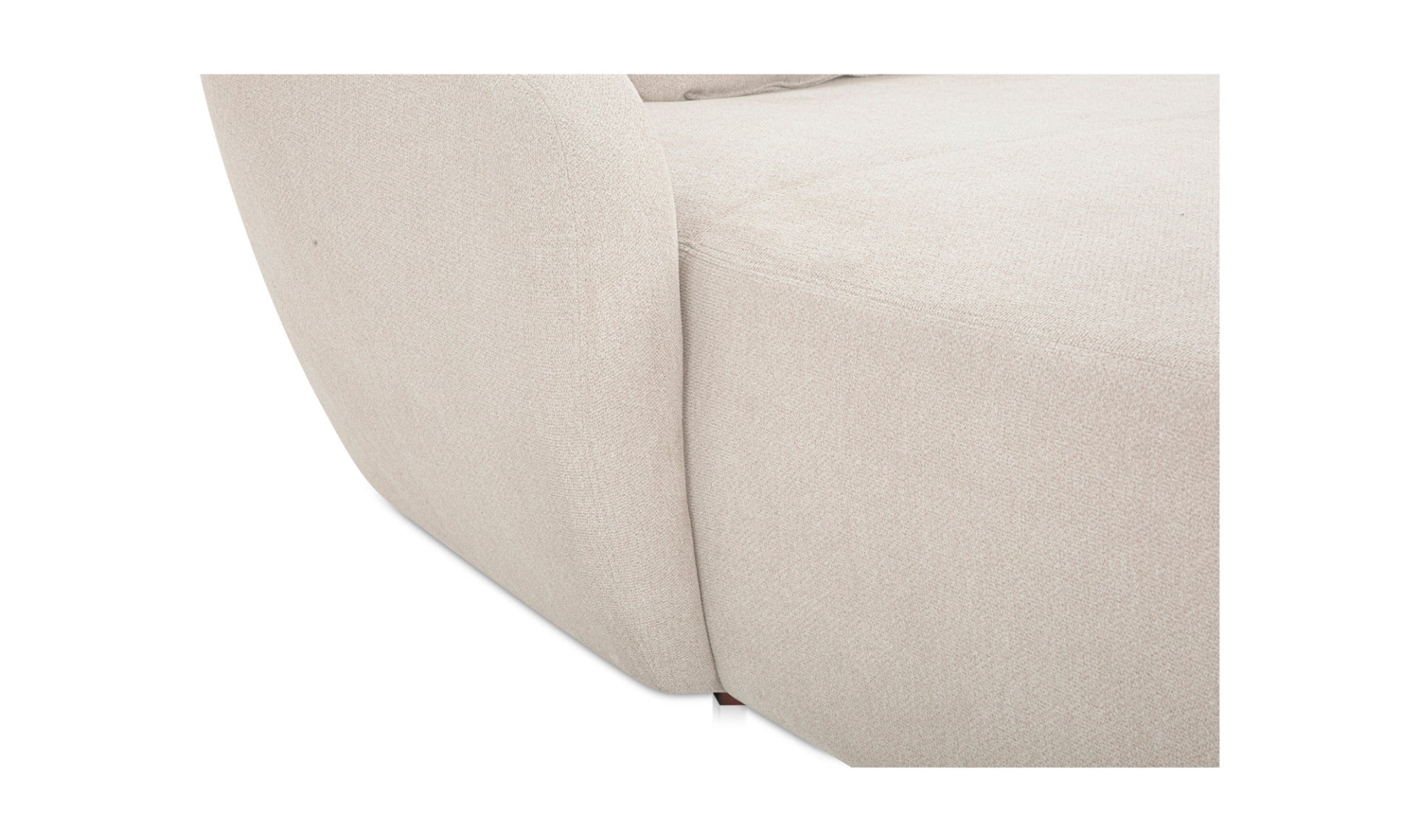 Amelia Double Chaise Modular Sectional Warm White