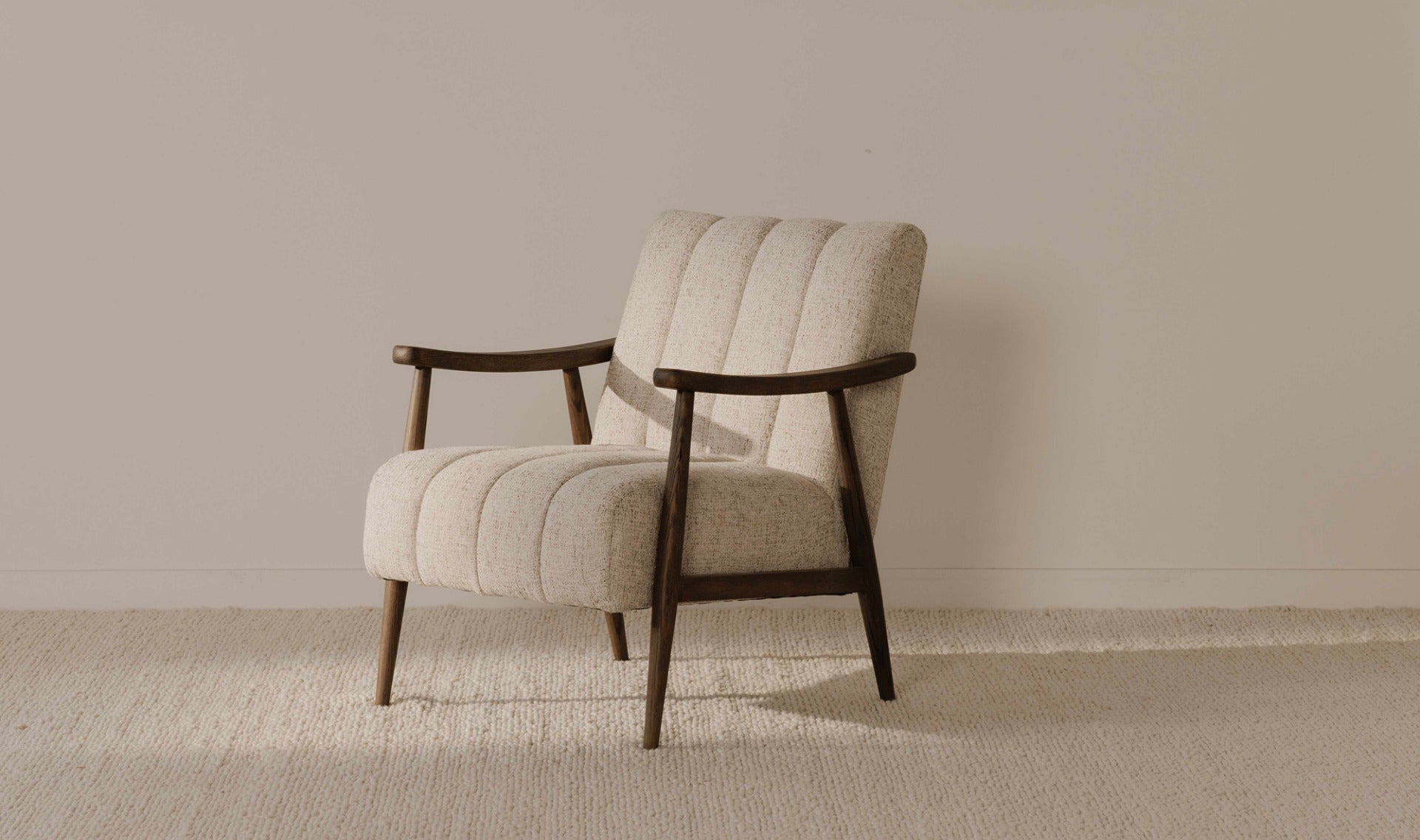 Aster Accent Chair Pebbled Beige