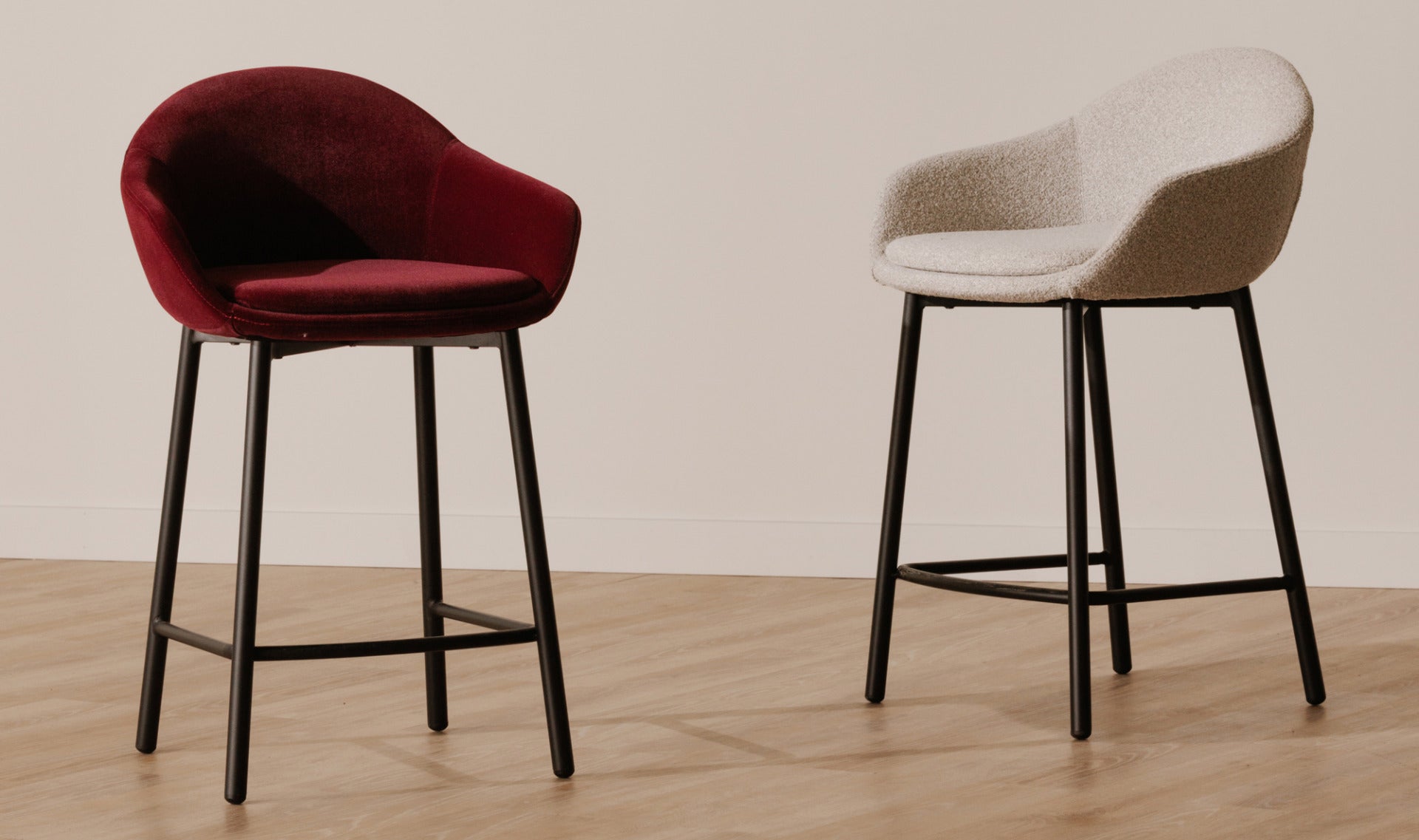 Emily Counter Stool Heather Beige