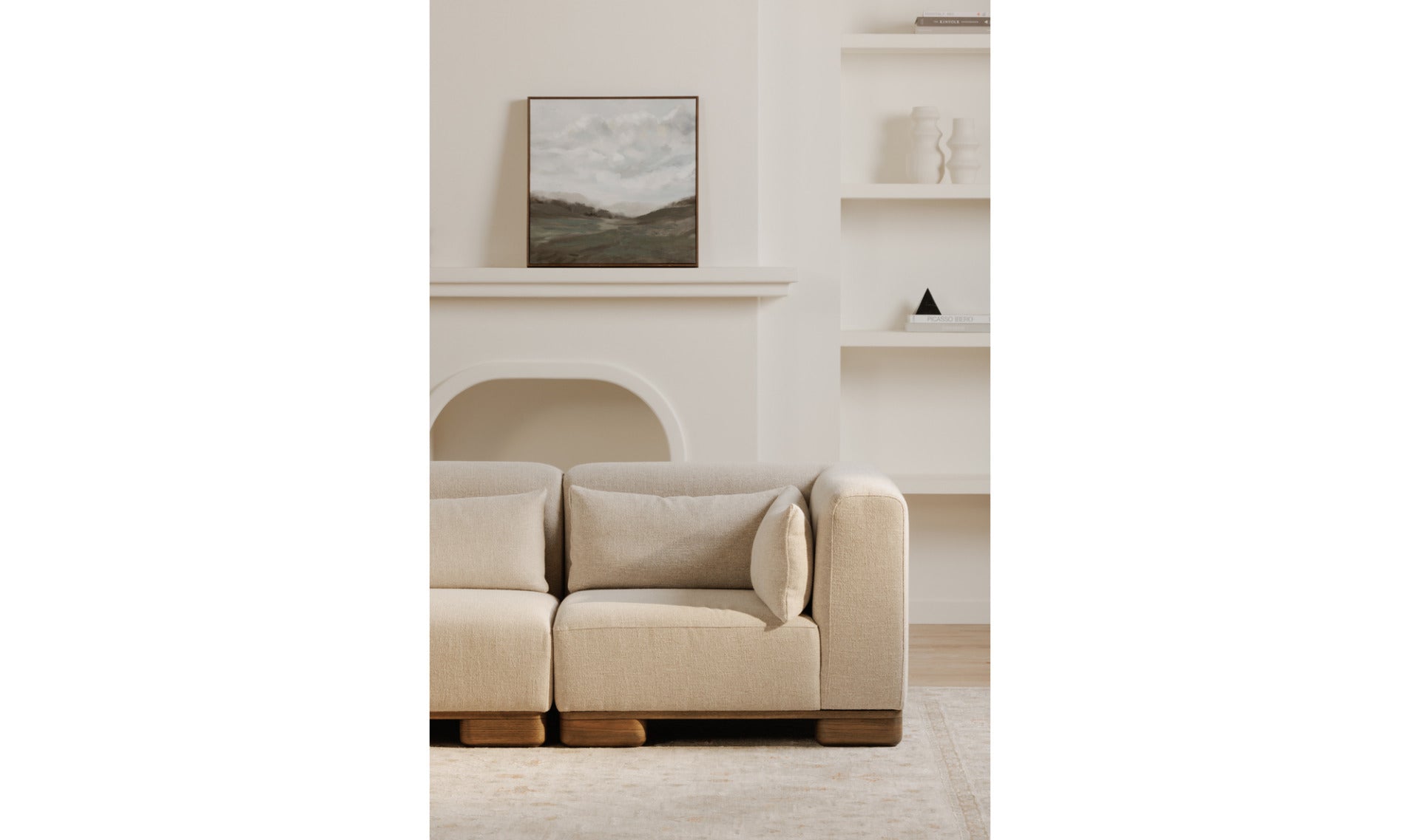 June Corner Chair Oatmeal