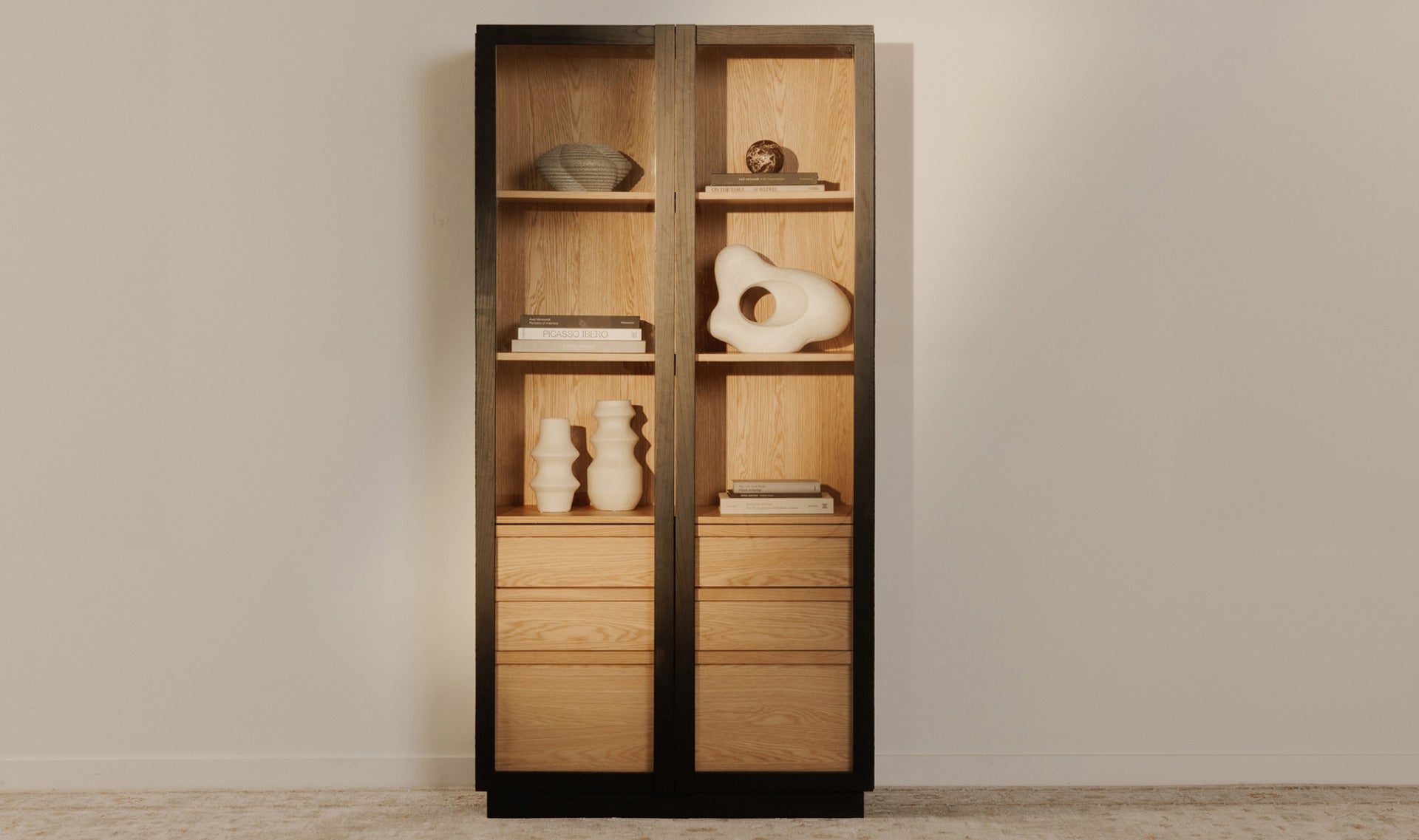 Charlotte Tall Cabinet Black