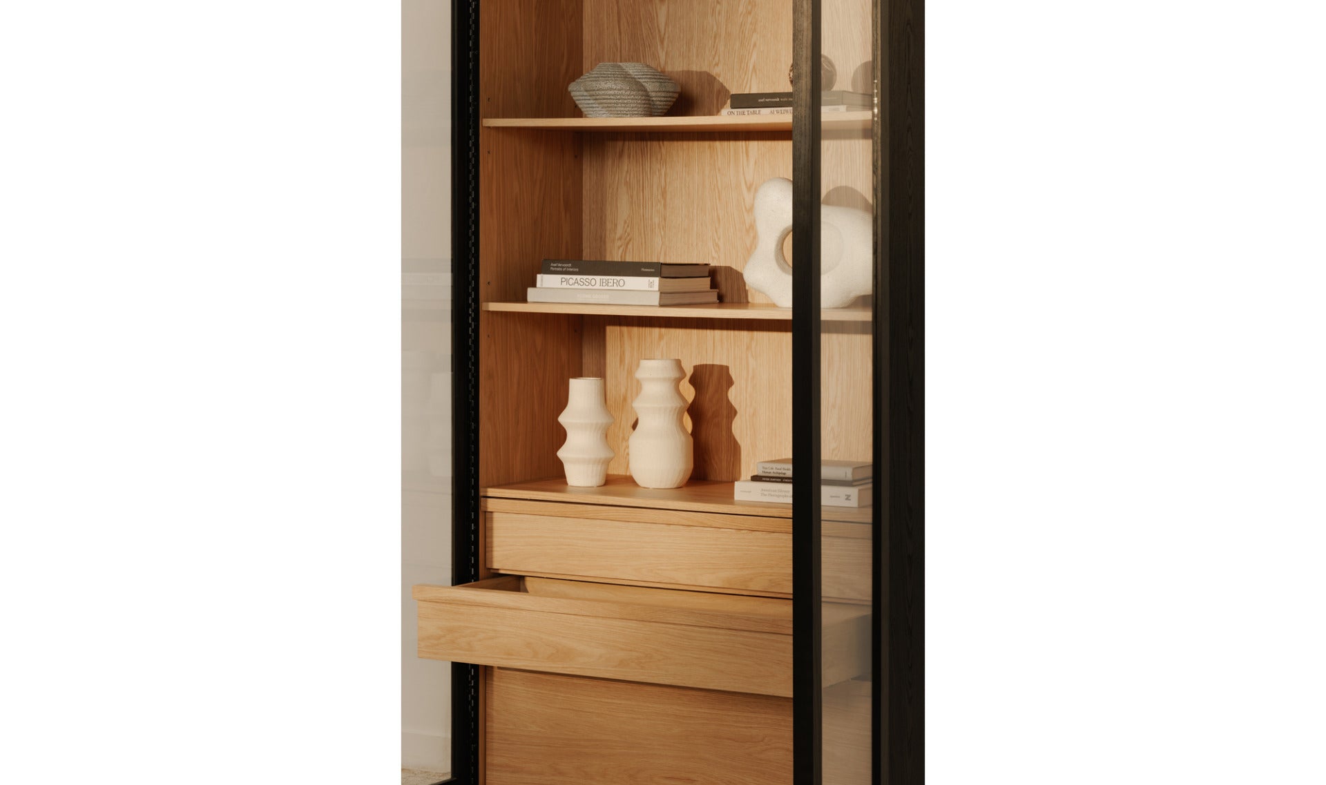 Charlotte Tall Cabinet Black