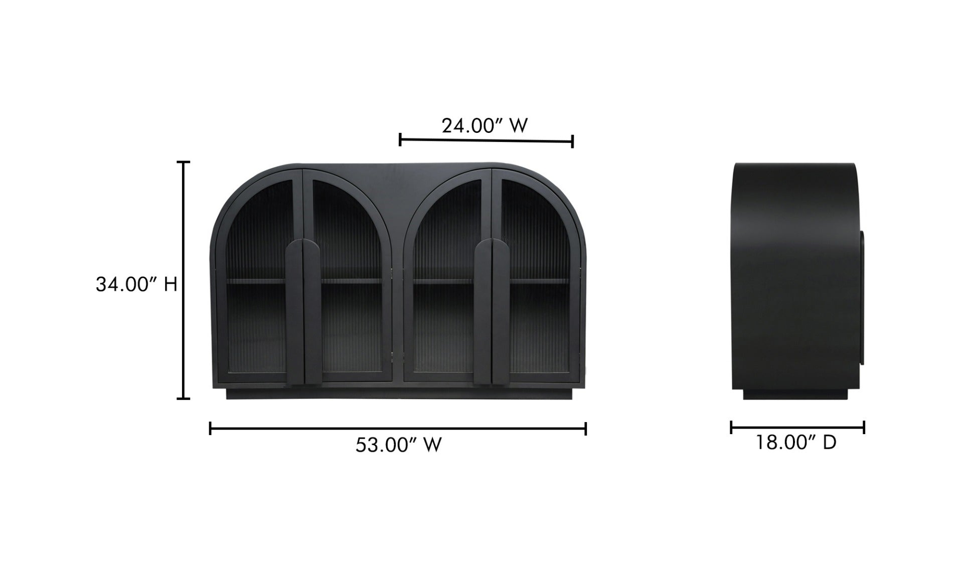 Salone Cabinet Black