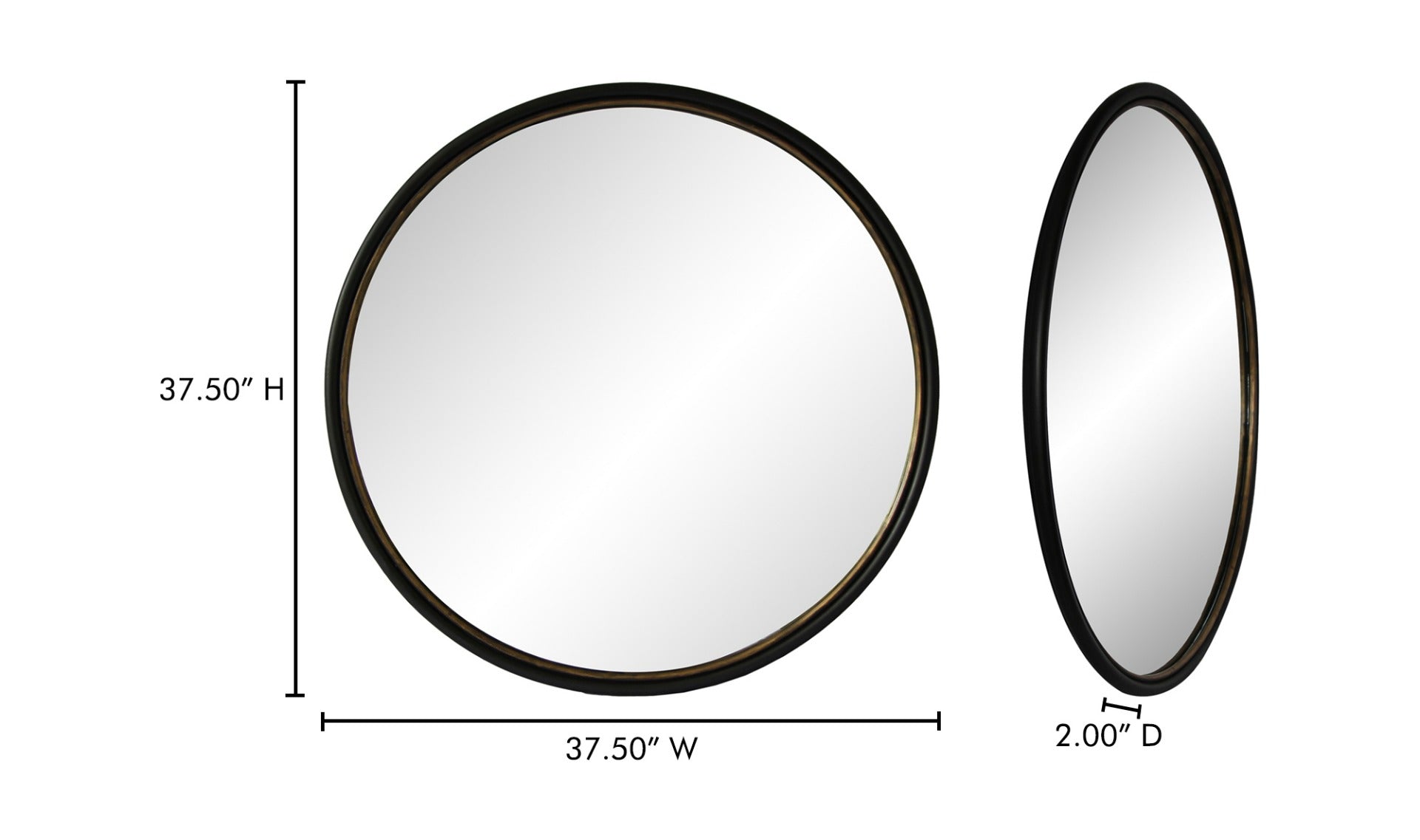 Sax Round Mirror