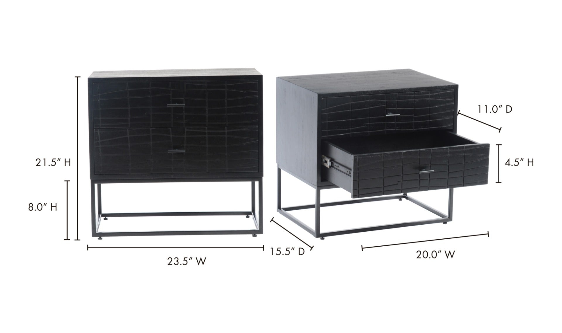 Atelier Nighstand Black