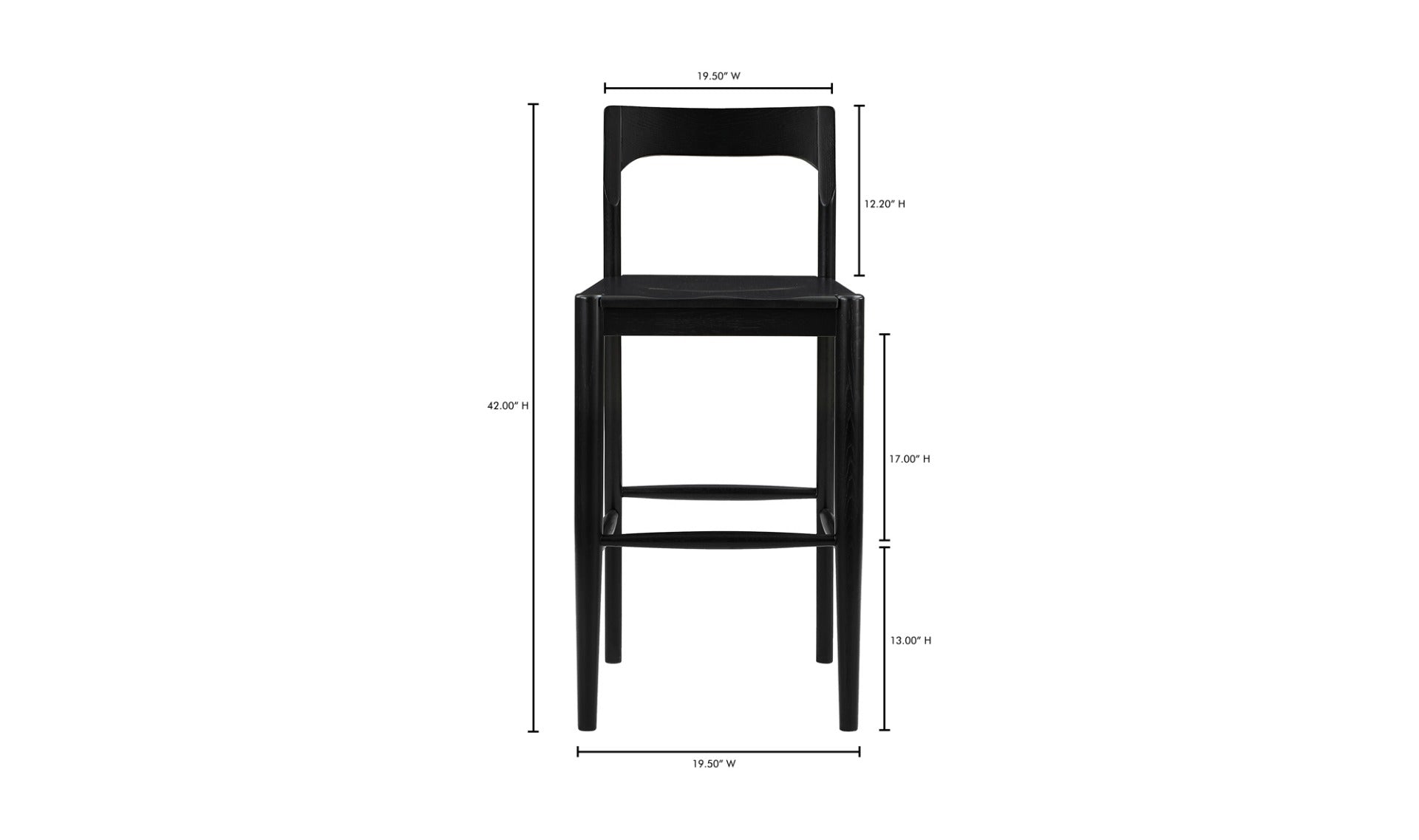 Owing Barstool Black