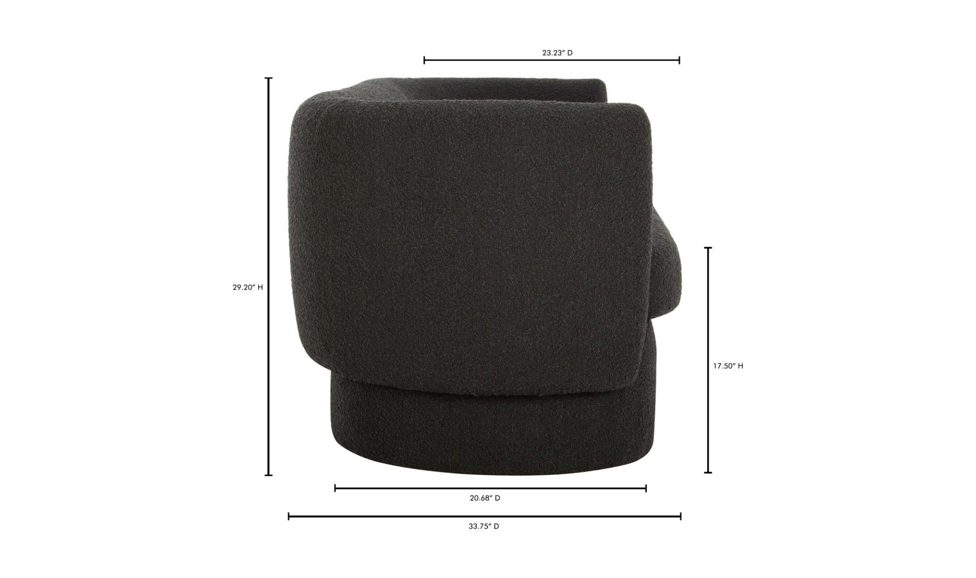 Koba Sofa Maya Black