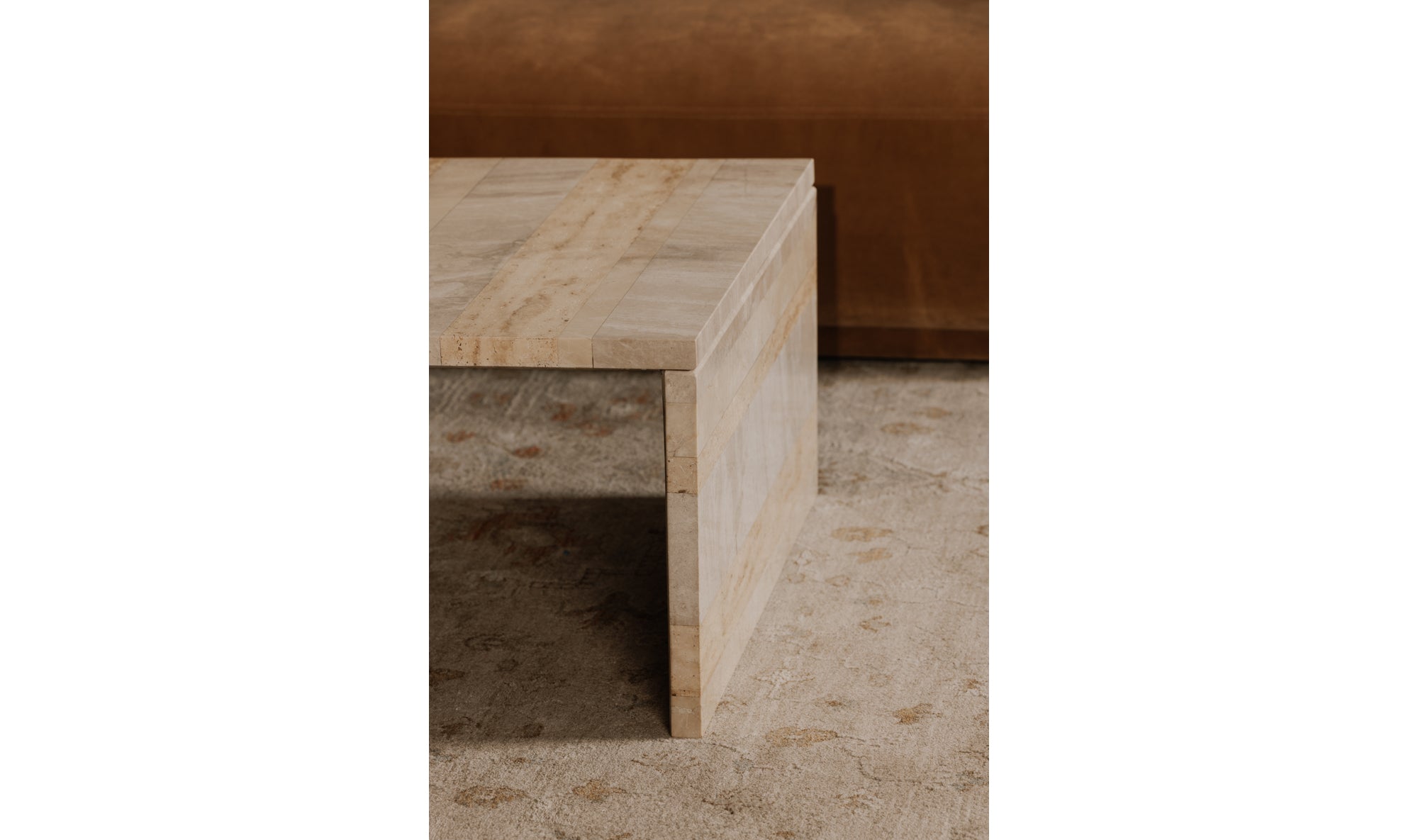 Rosa Coffee Table Rosso Levanto Marble