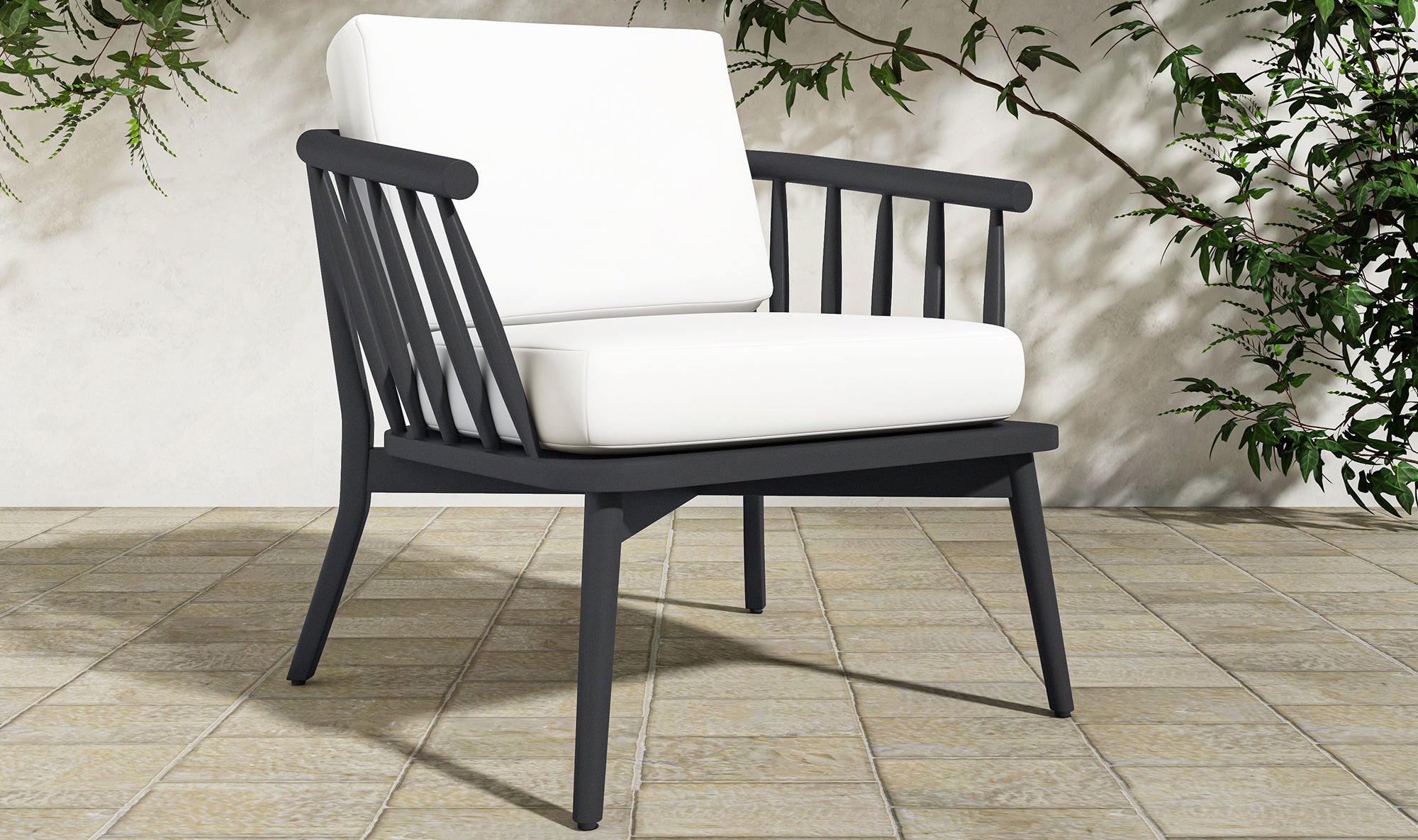 Wren Outdoor Lounge Chair Warm White