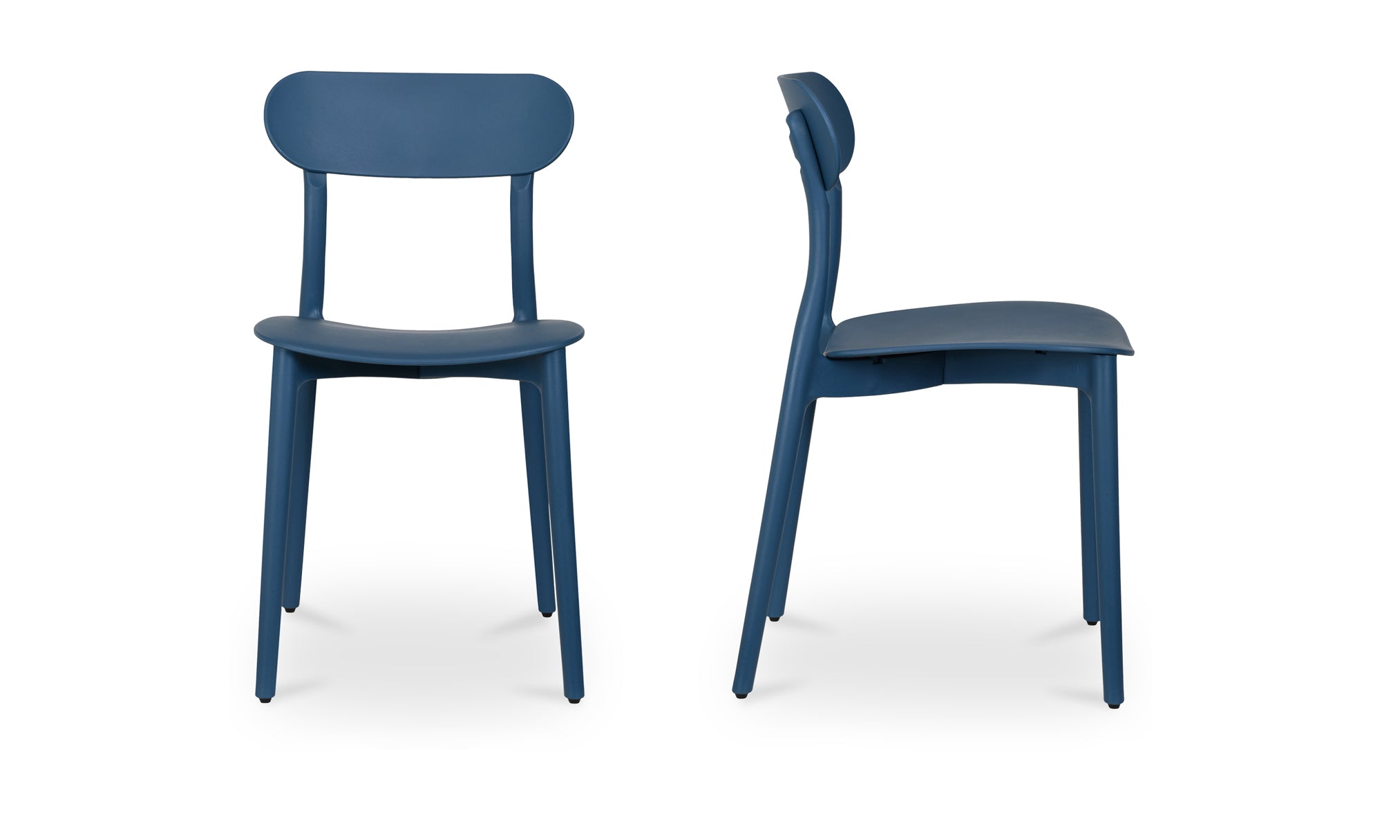 Kent Outdoor Dining Chair Navy - Set Of Two