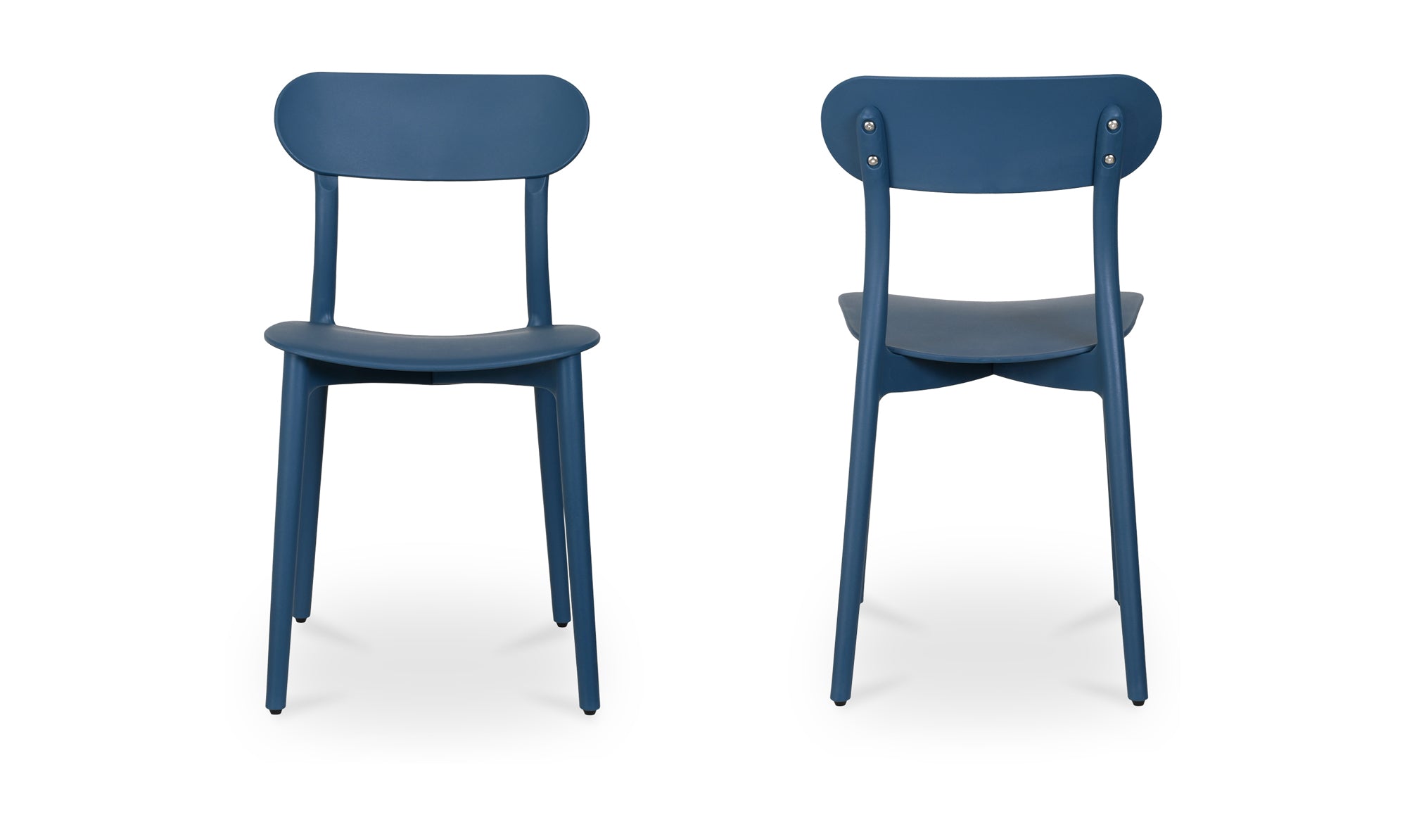 Kent Outdoor Dining Chair Navy - Set Of Two