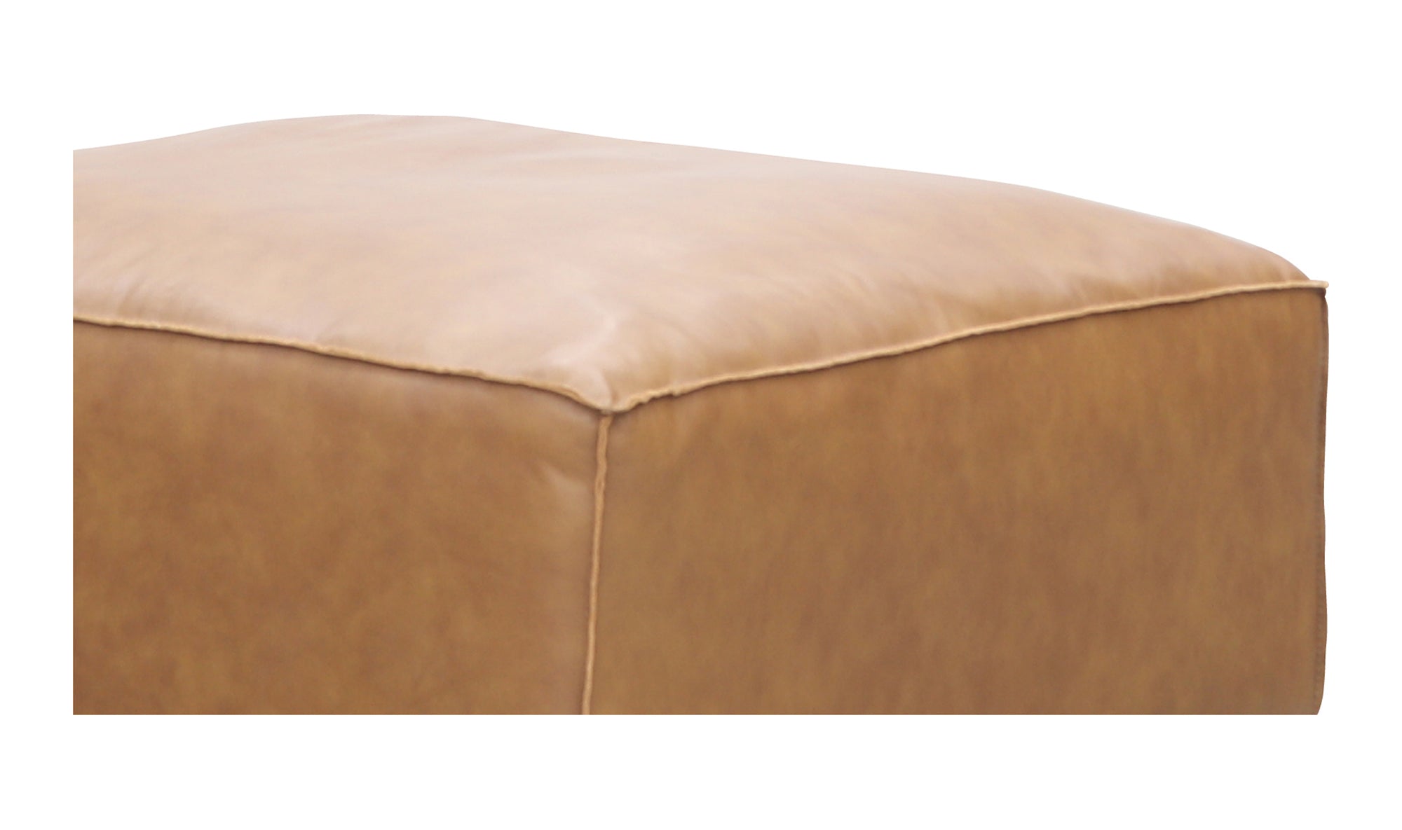 Form Ottoman Sonoran Tan Leather