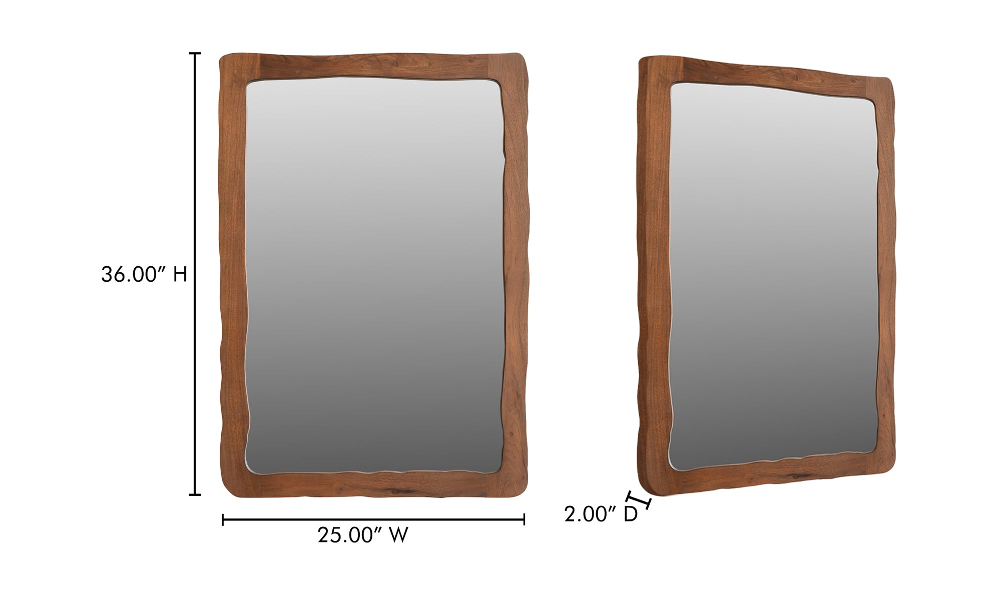 Ellis Large Mirror Brown