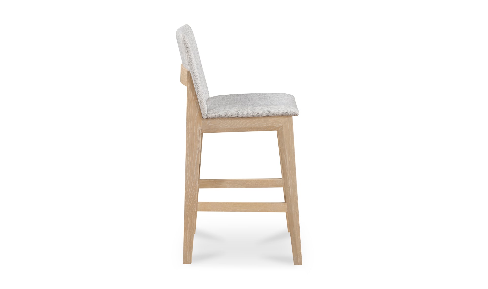Deco Oak Counter Stool Light Grey
