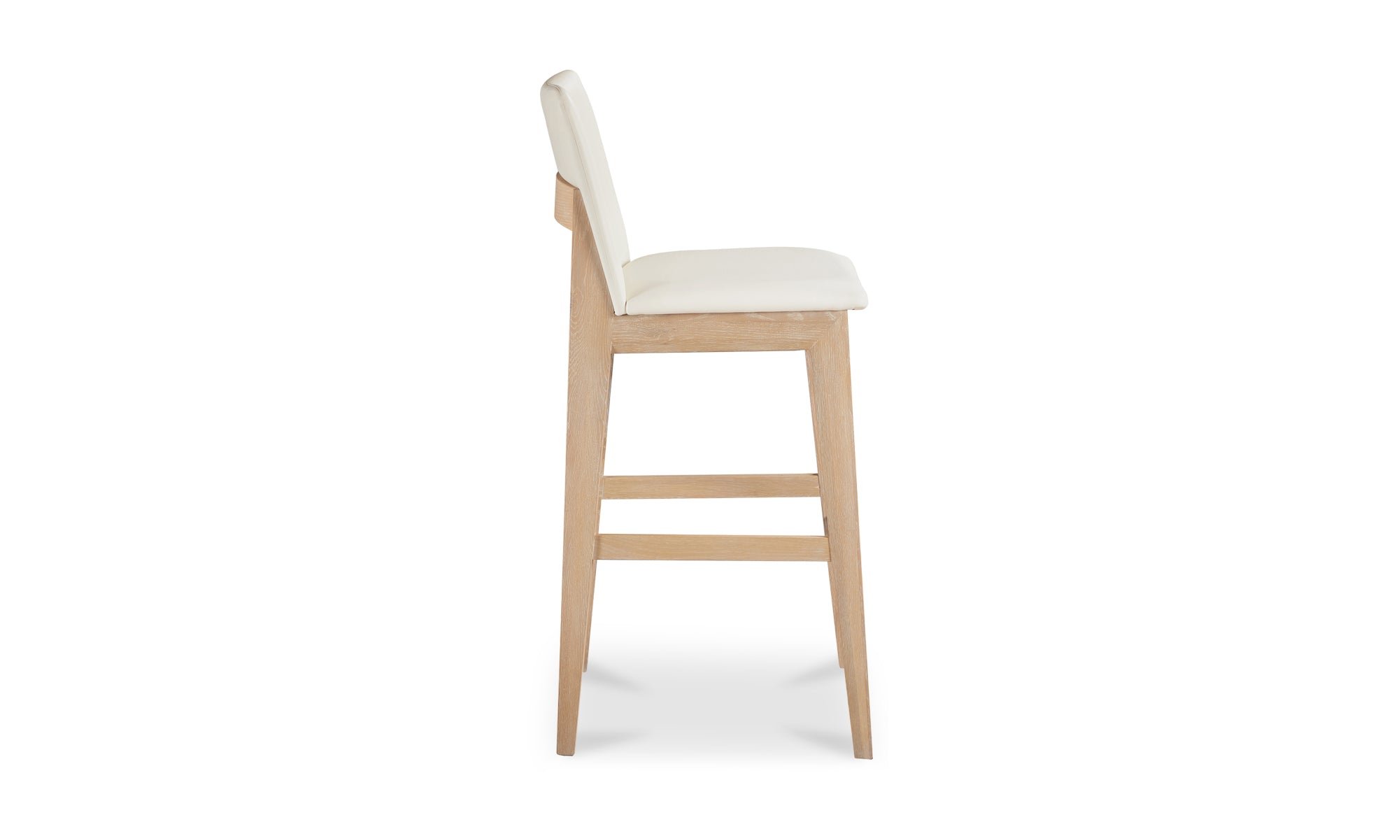 Deco Oak Barstool PVC White