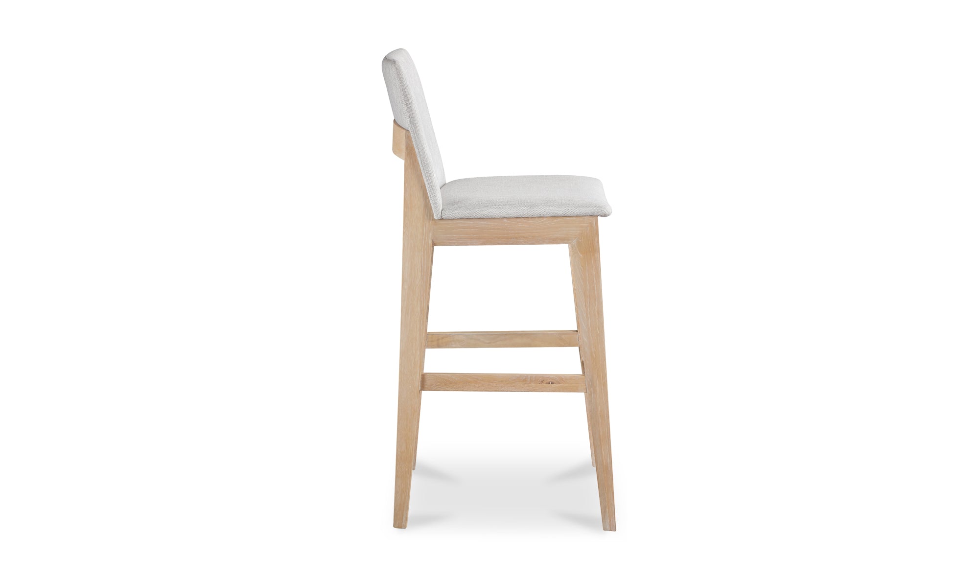Deco Oak Barstool Light Grey