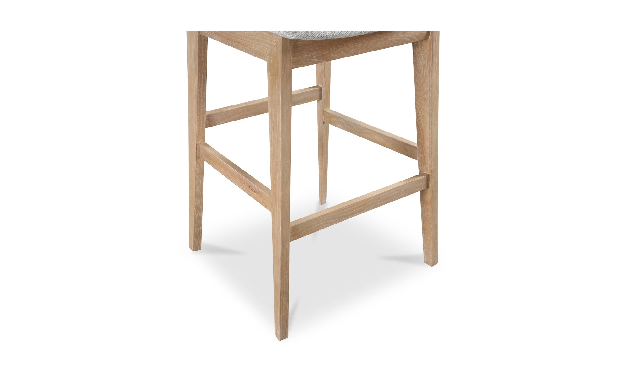 Deco Oak Barstool Light Grey