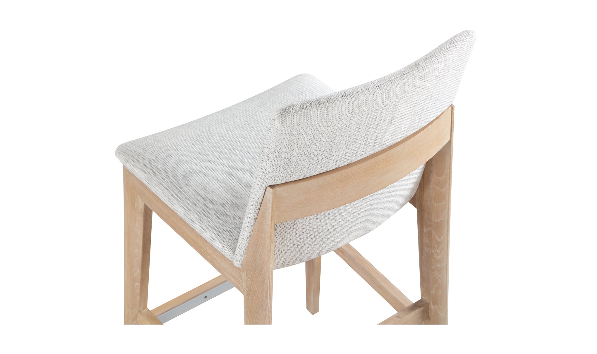 Deco Oak Barstool Light Grey