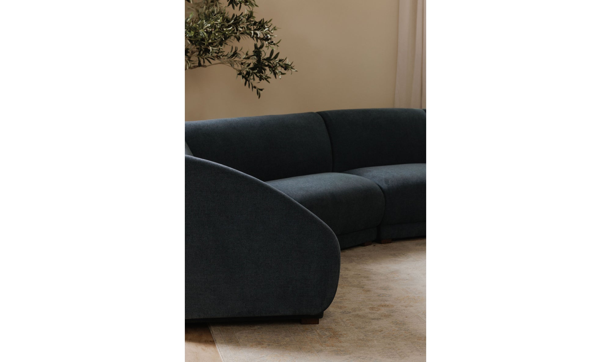 Fraser Left Arm Facing Sofa Off White