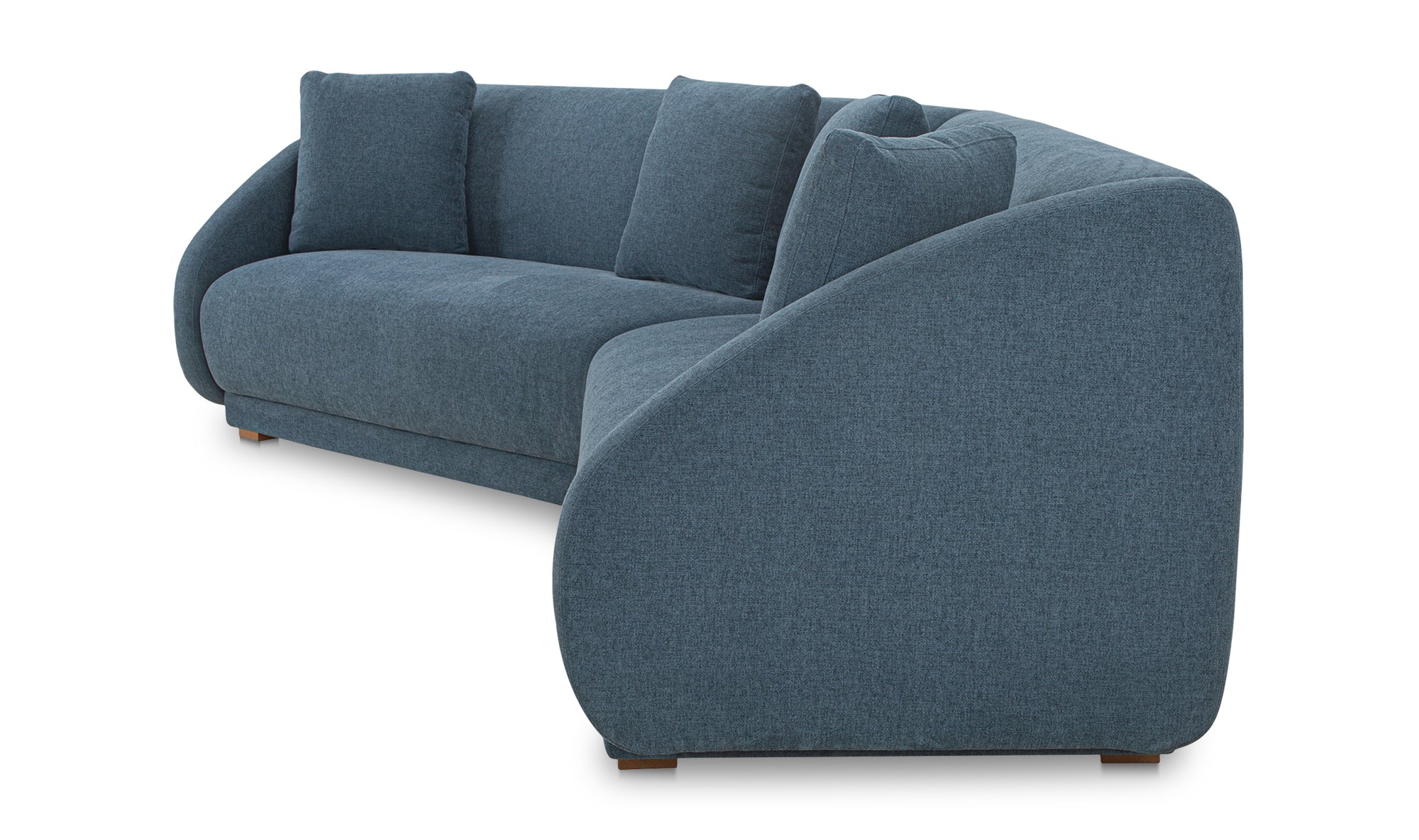 Fraser 2 Piece Modular Sofa Deep Blue
