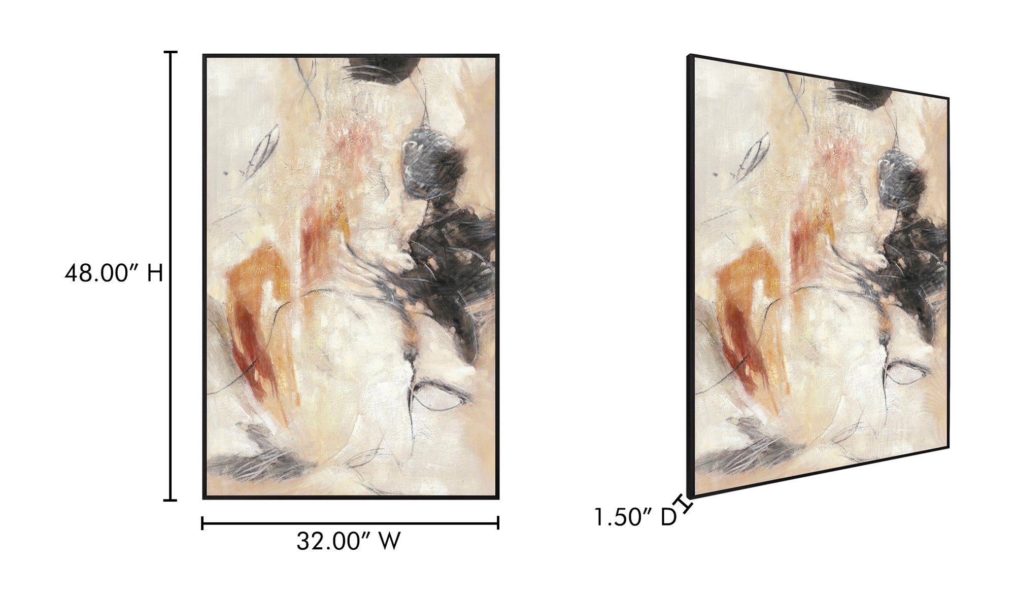 Rogue Framed Painting Multicolor