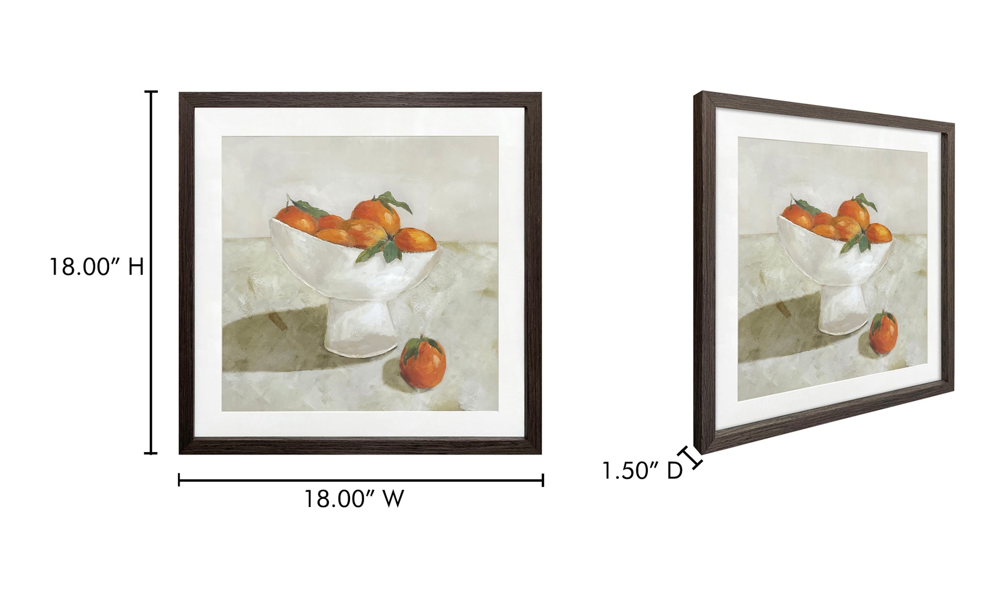 Citrine Framed Painting