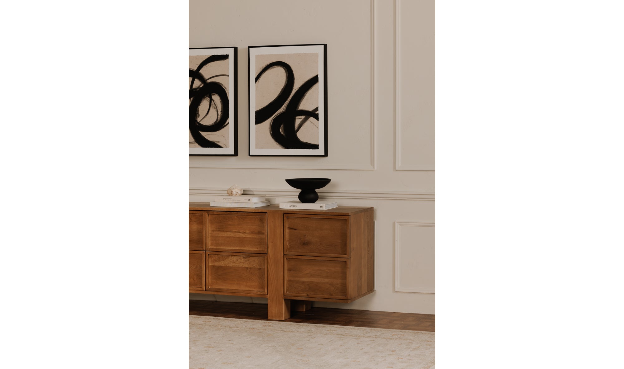 Asha Decorative Bowl Black Terracotta