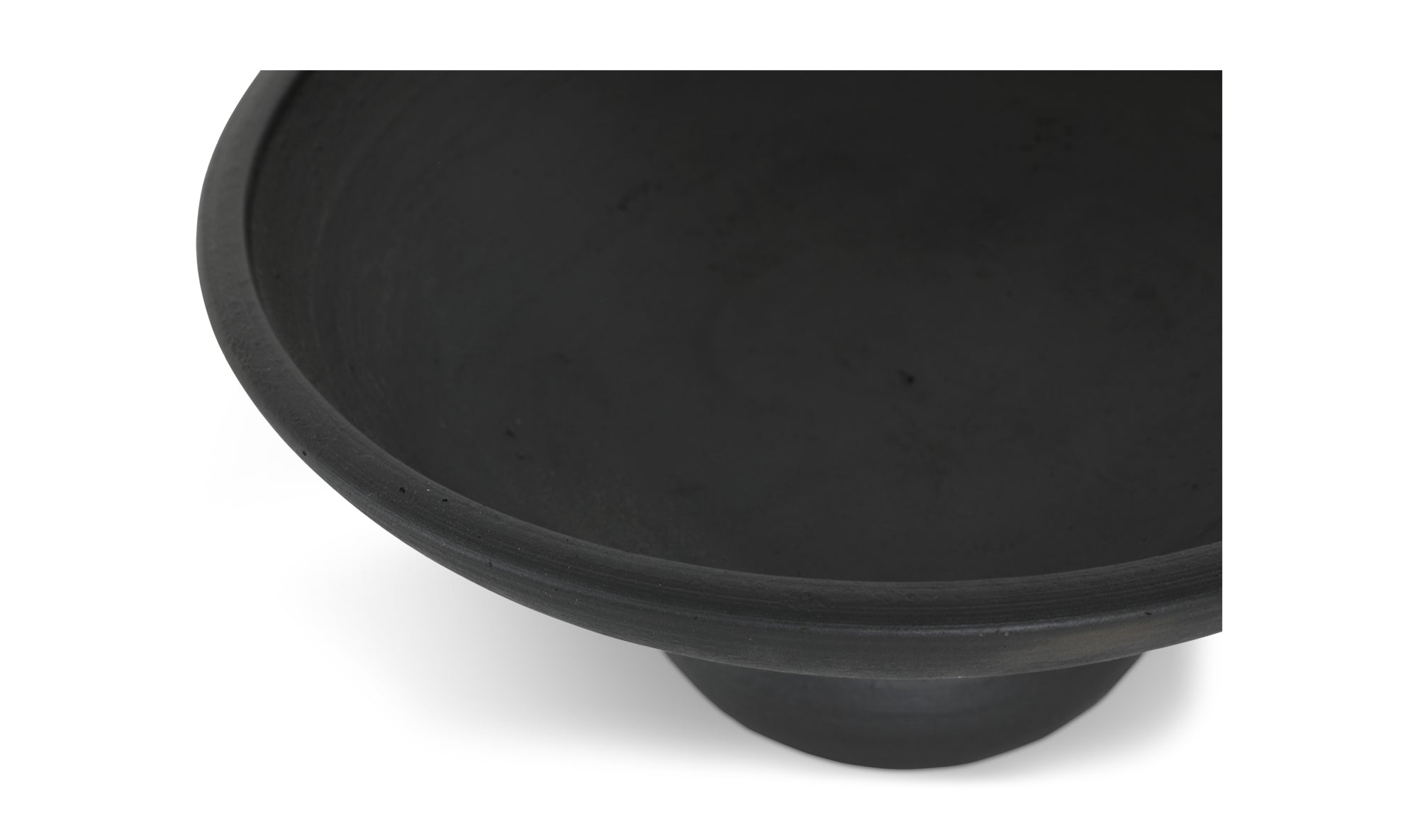 Asha Decorative Bowl Black Terracotta
