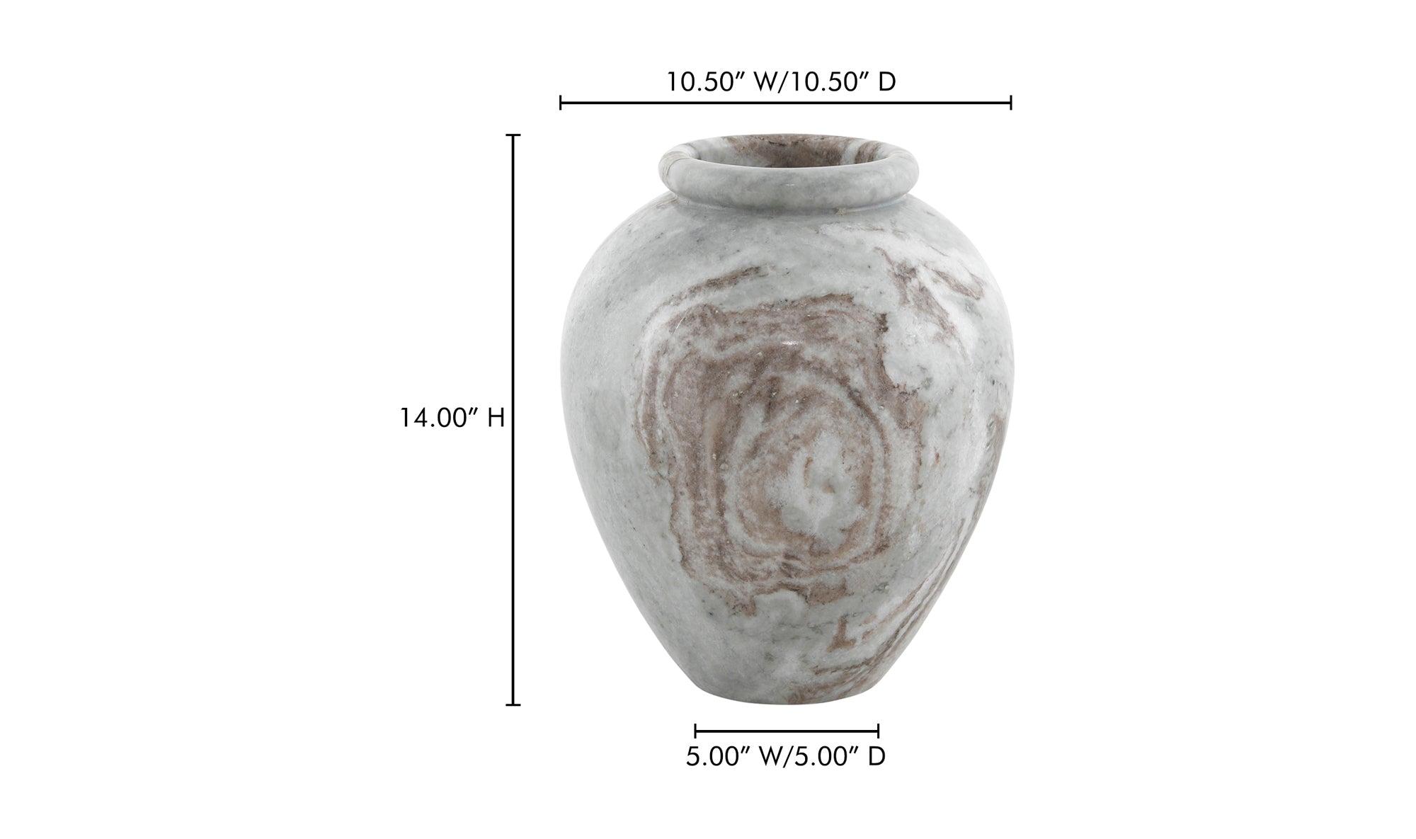 Didion Vase Torrento Marble