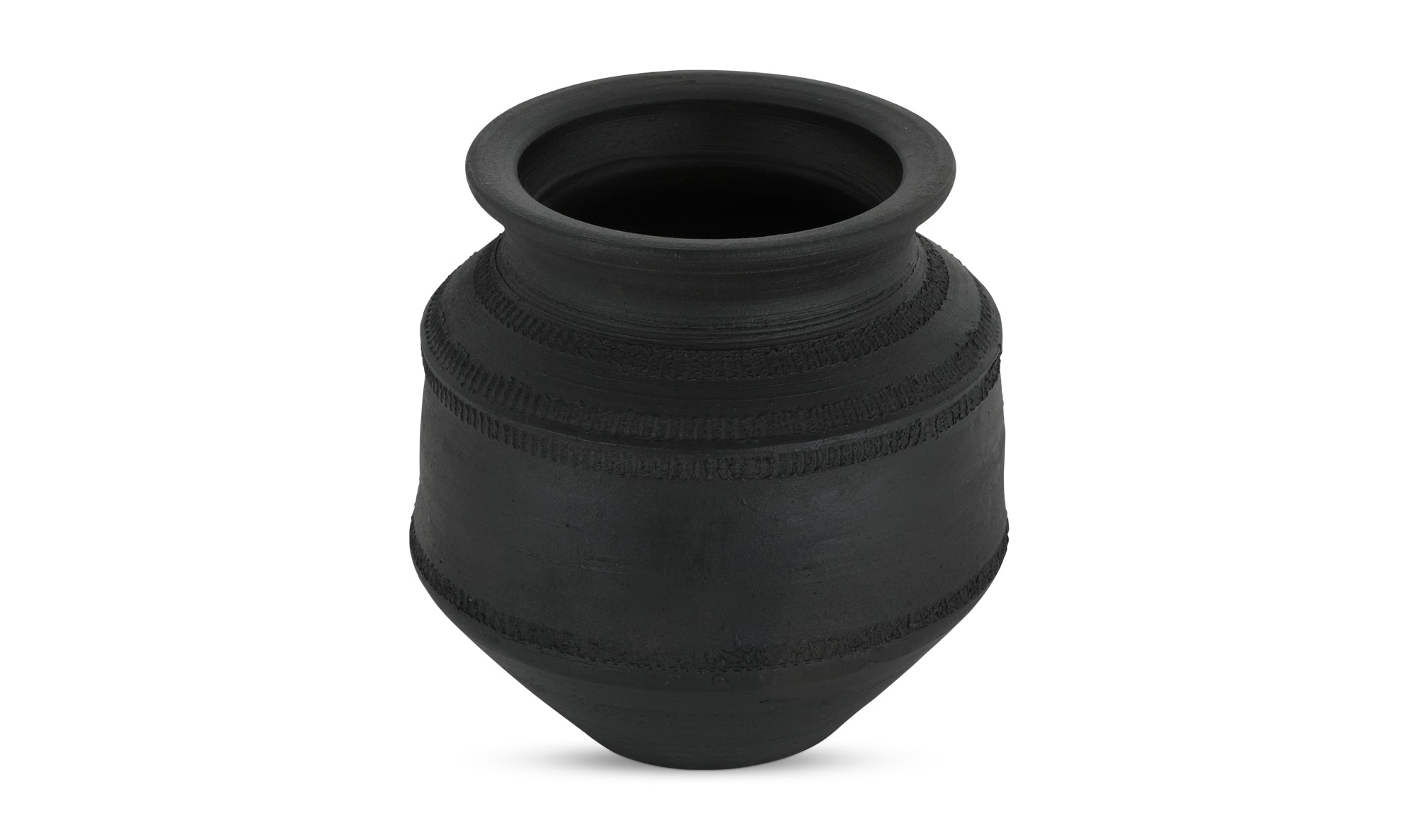 Astra Vessel Black Terracotta