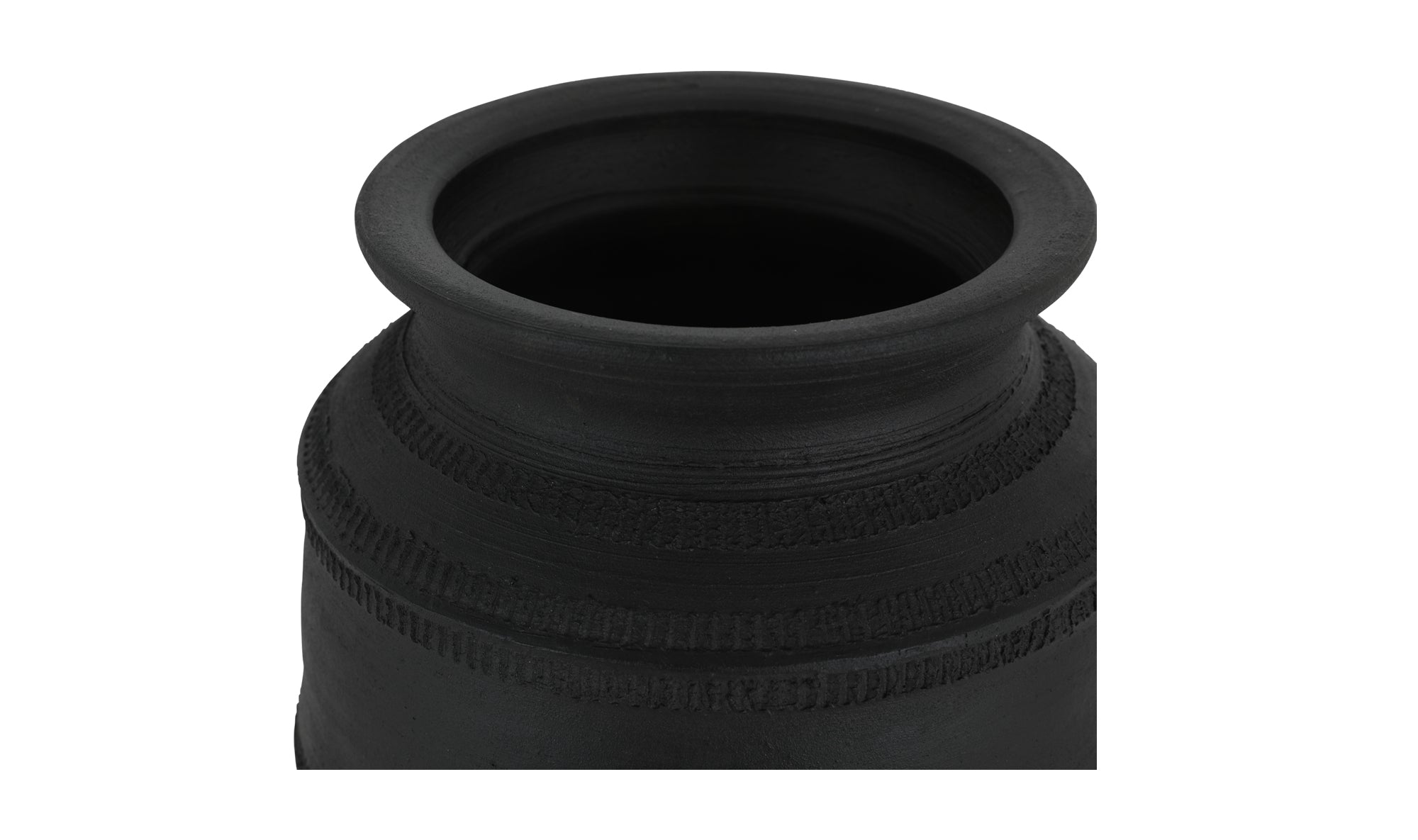 Astra Vessel Black Terracotta