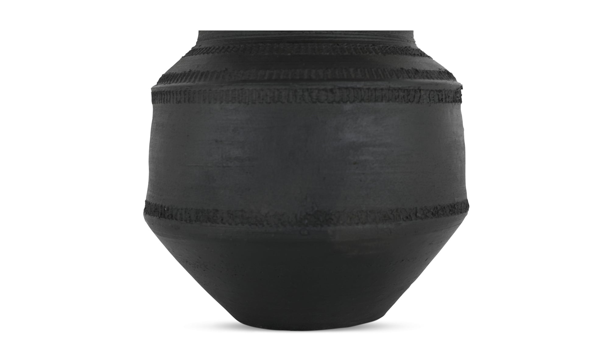 Astra Vessel Black Terracotta
