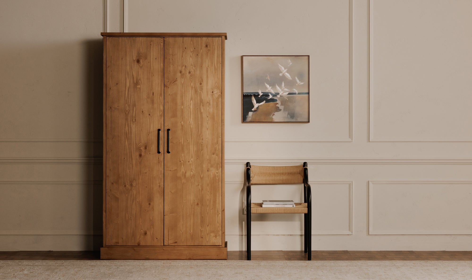 Flock Framed Painting