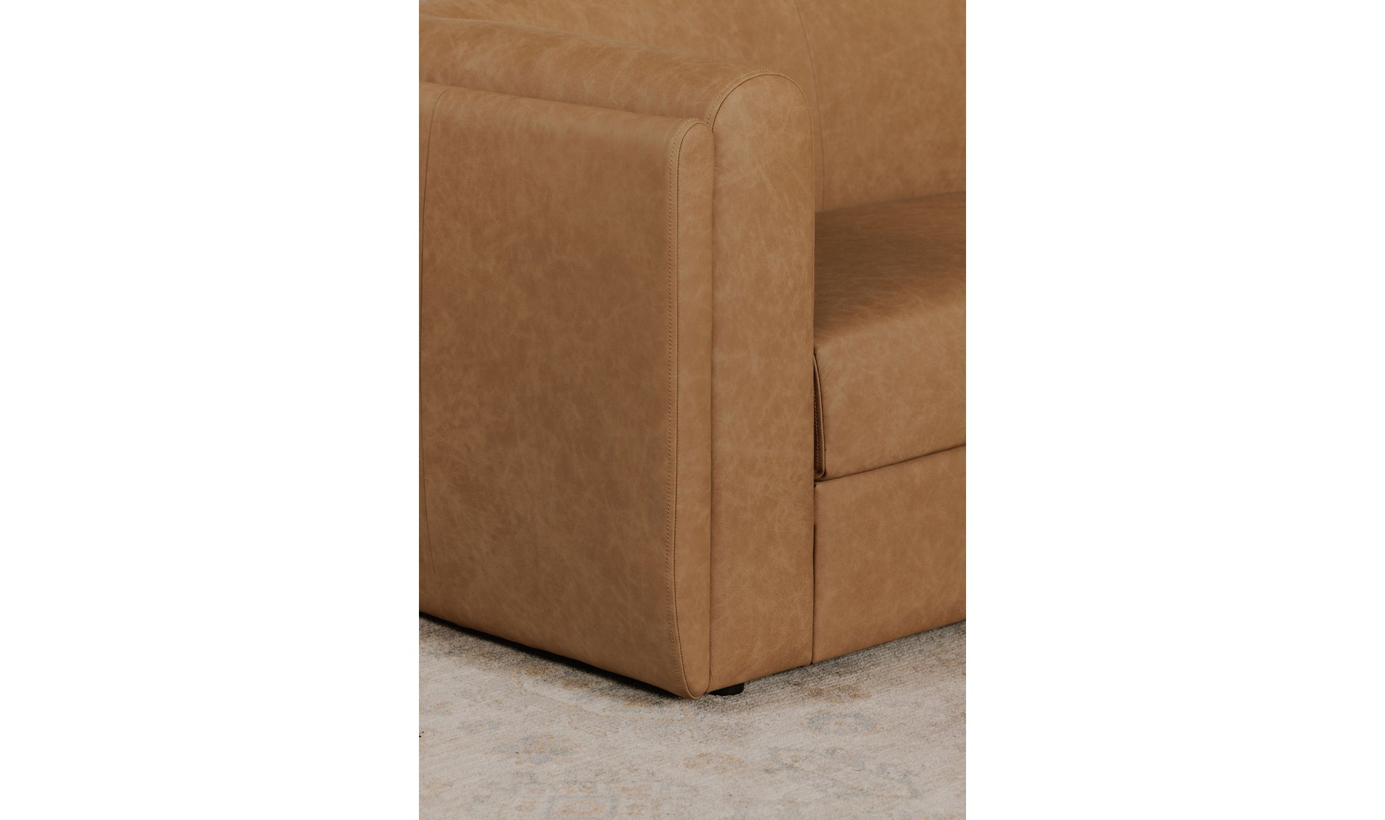 Alora Sofa Tan Leather