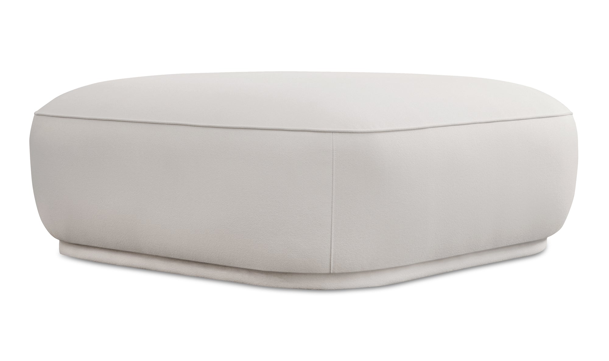 Marion Square Ottoman White