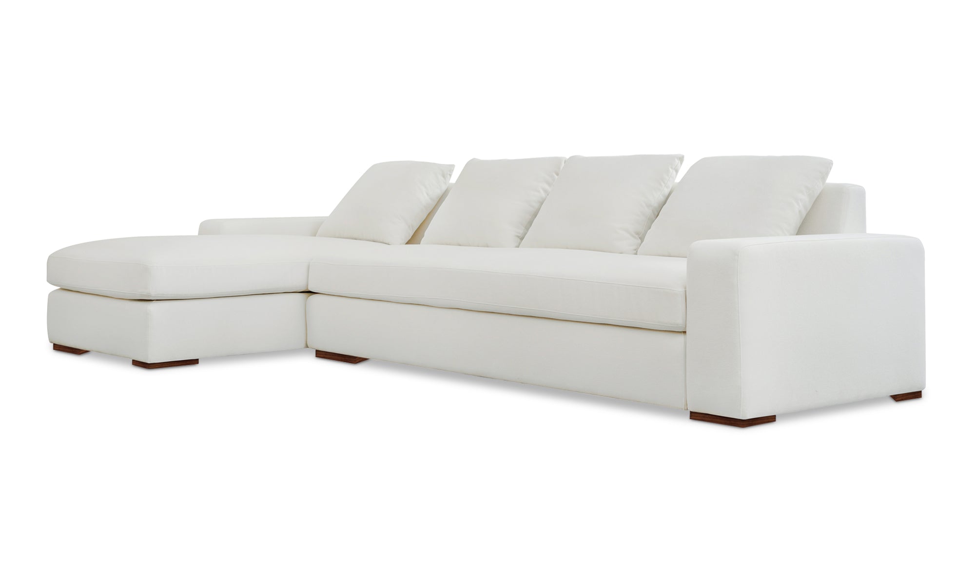 Thomas Left Sectional Ivory