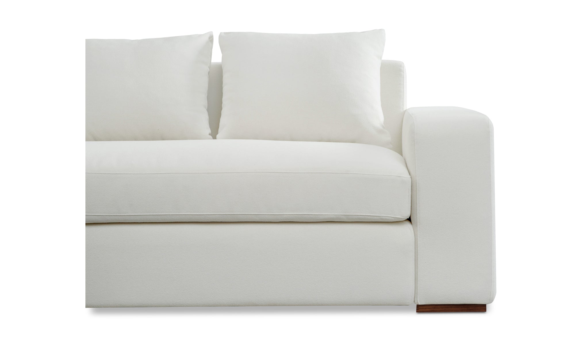 Thomas Left Sectional Ivory