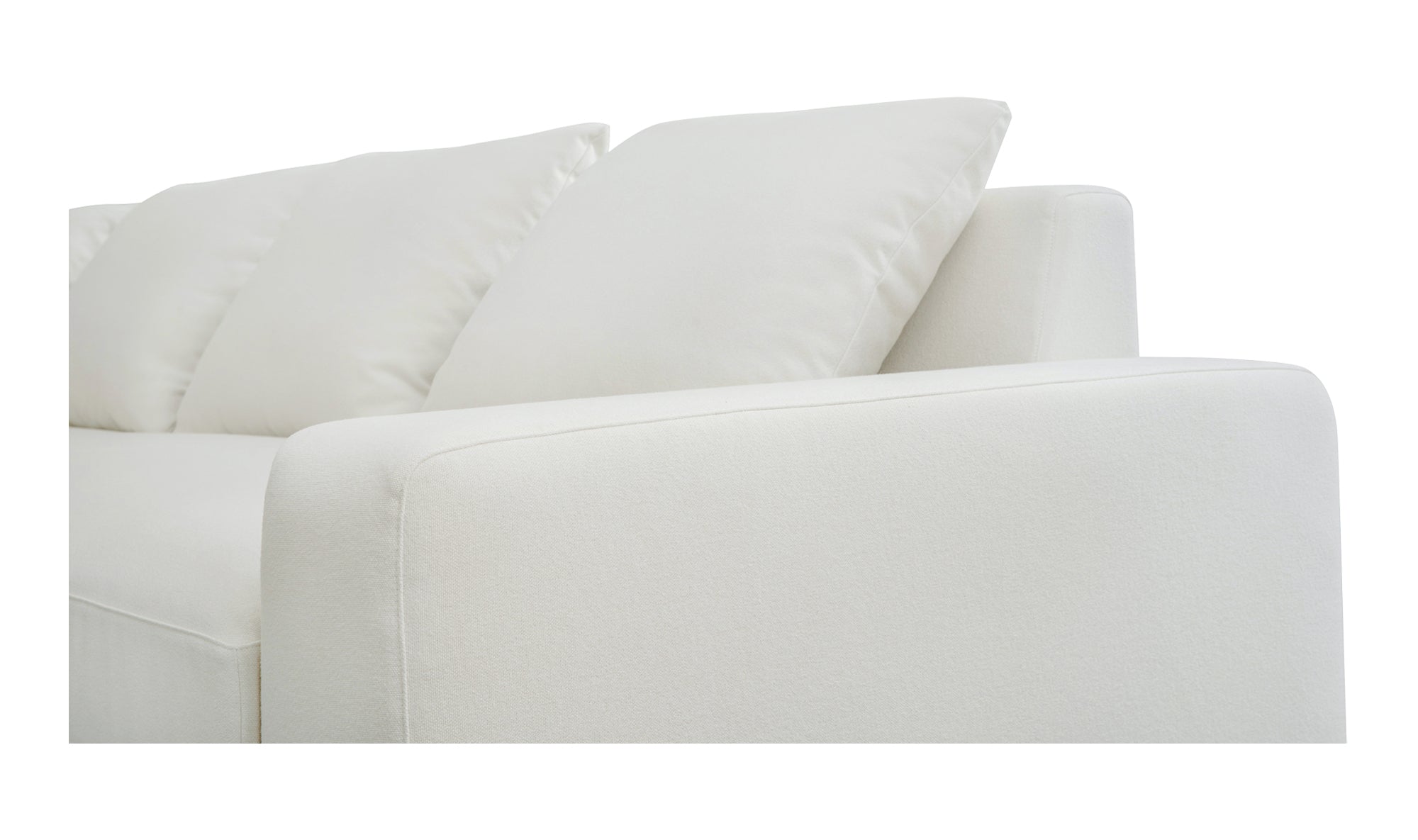 Thomas Left Sectional Ivory