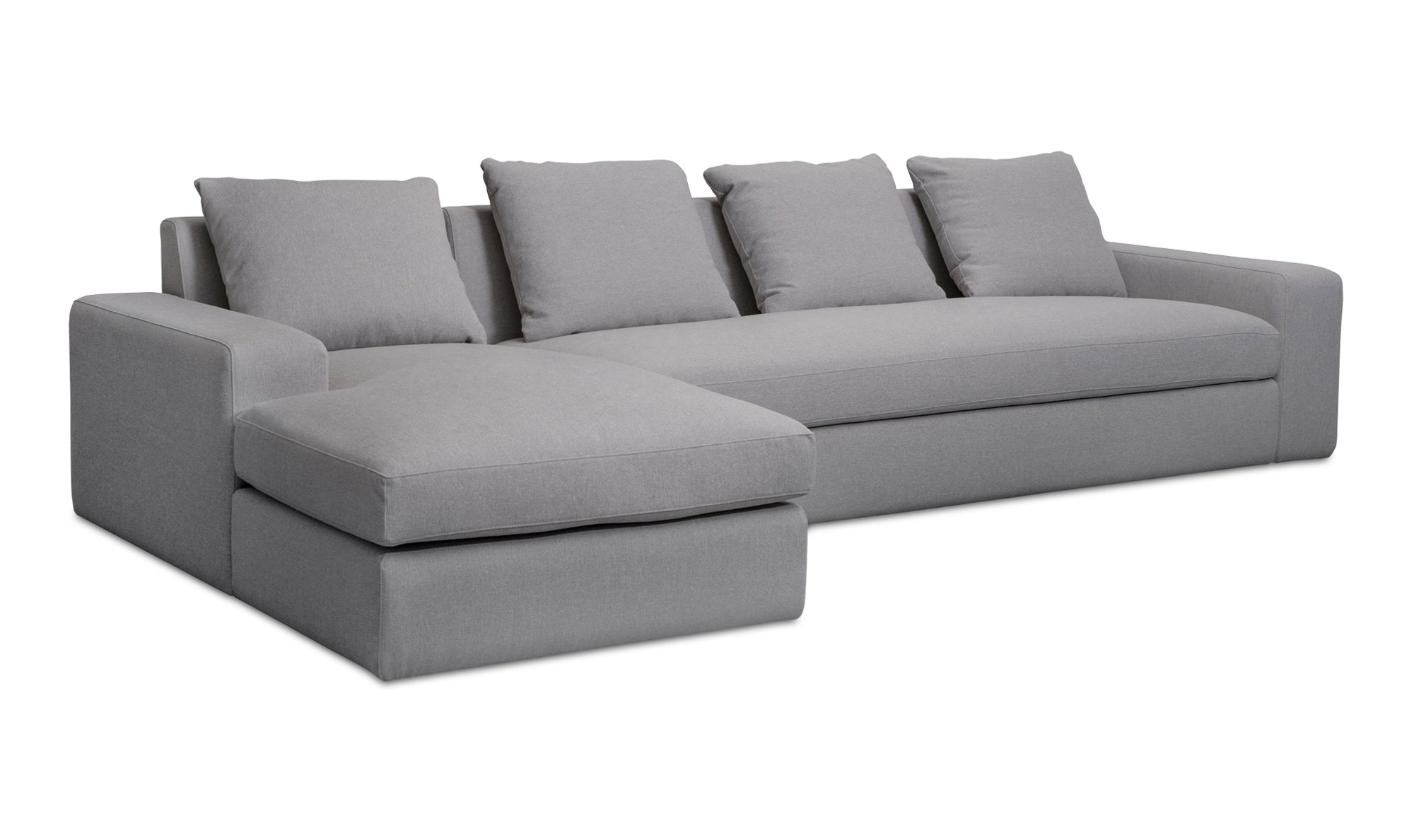 Thomas Left Sectional Grey