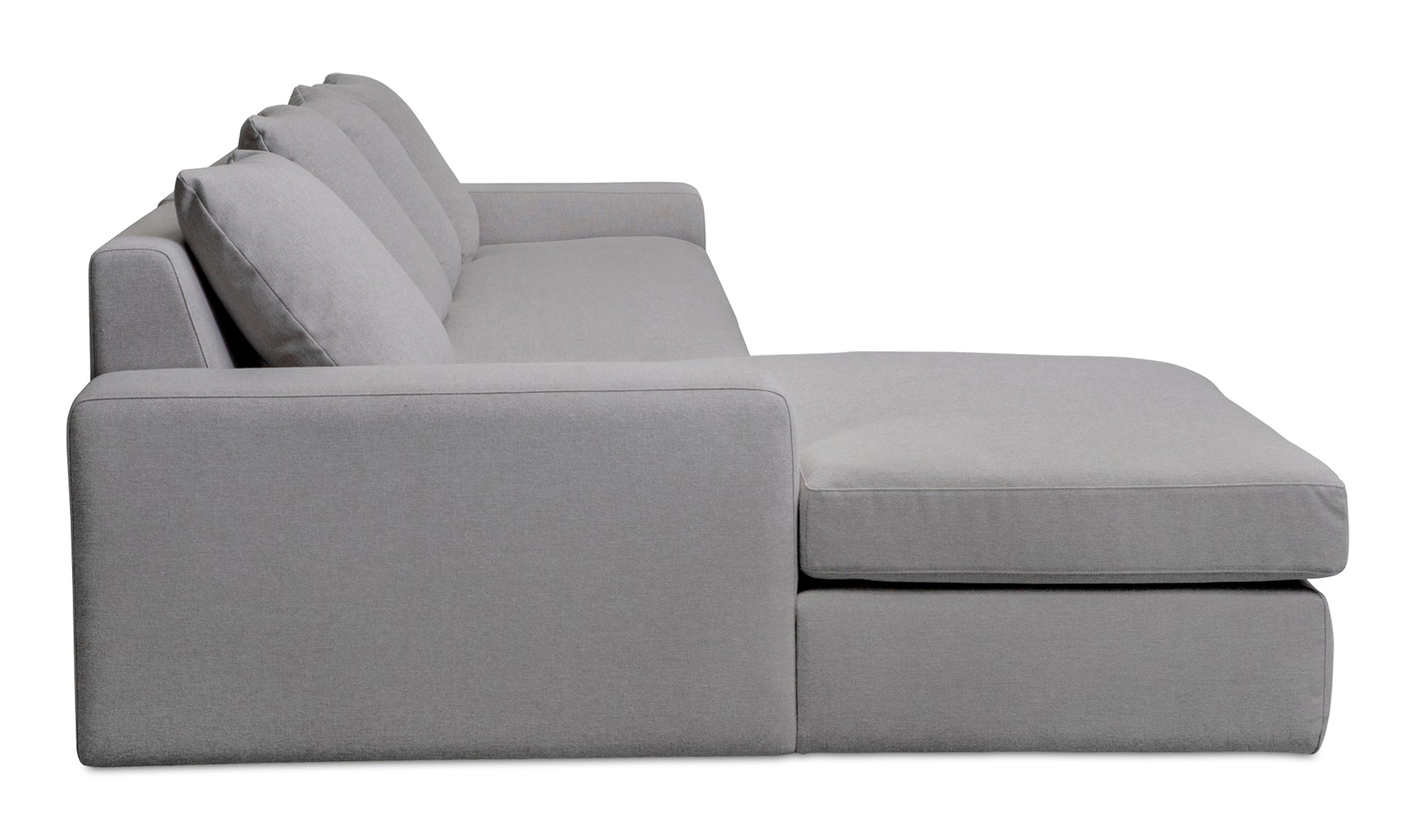 Thomas Left Sectional Grey