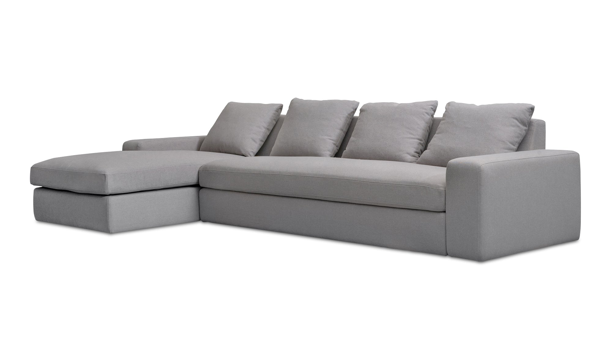 Thomas Left Sectional Grey