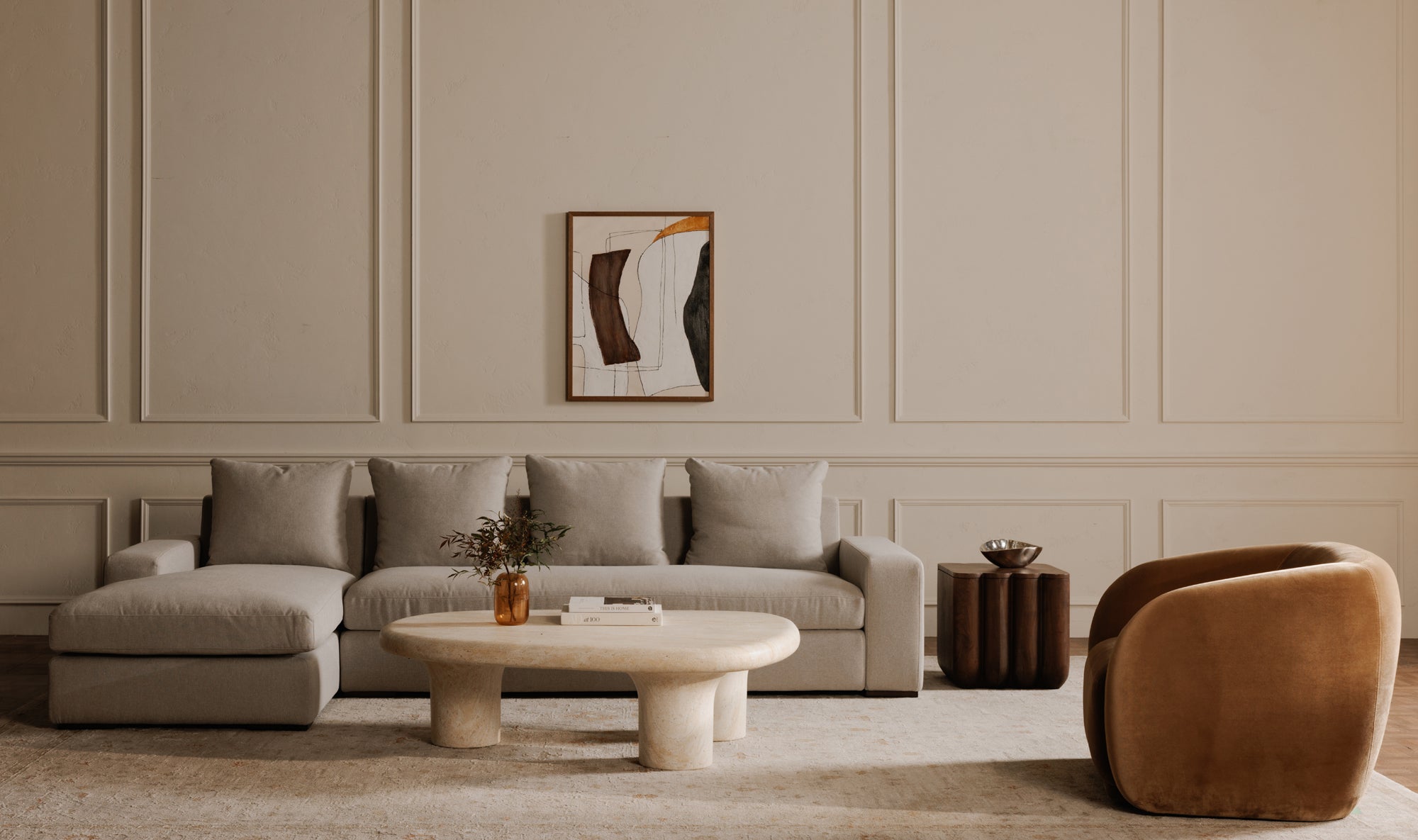 Thomas Right Sectional Grey