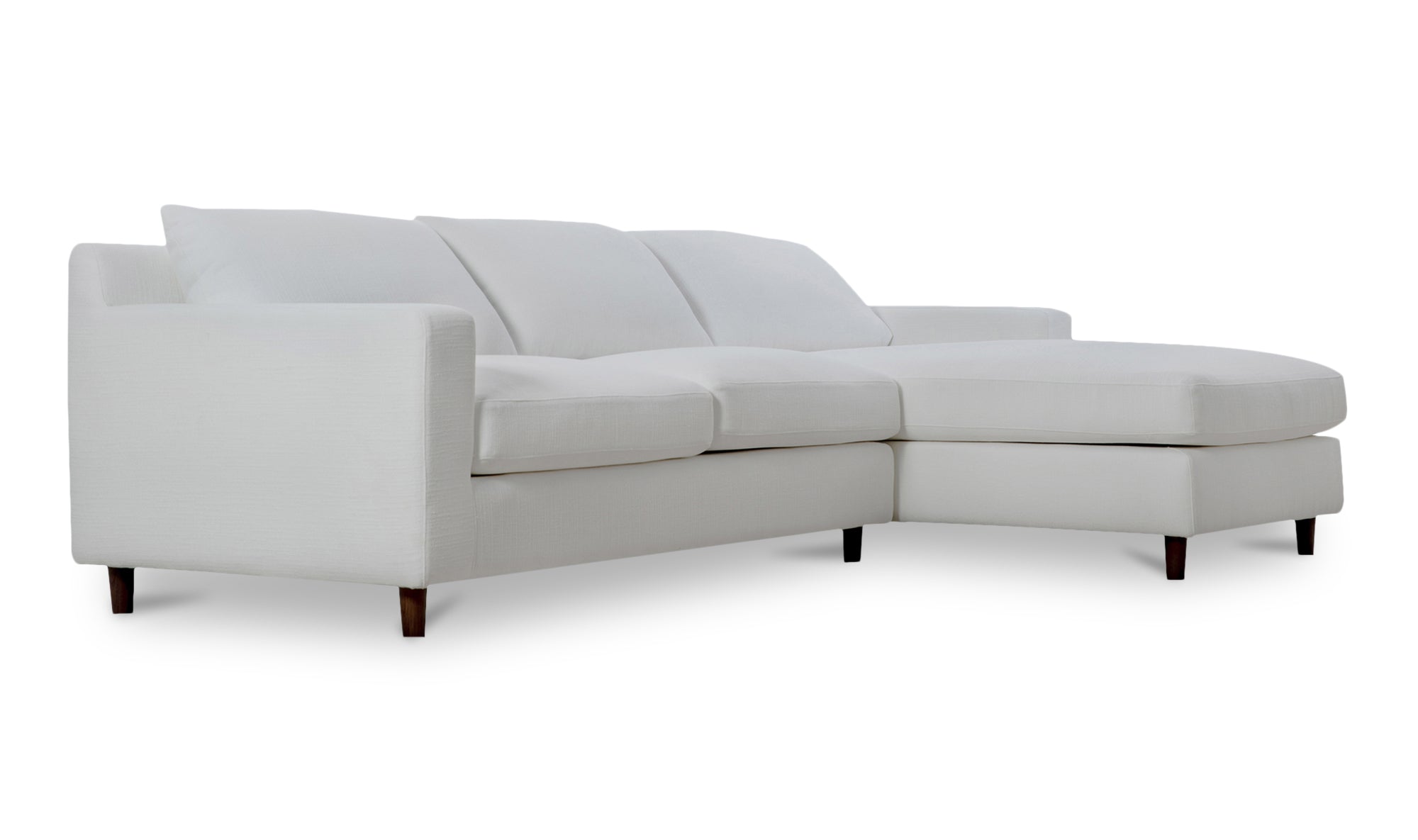 Hutton Right Sectional White
