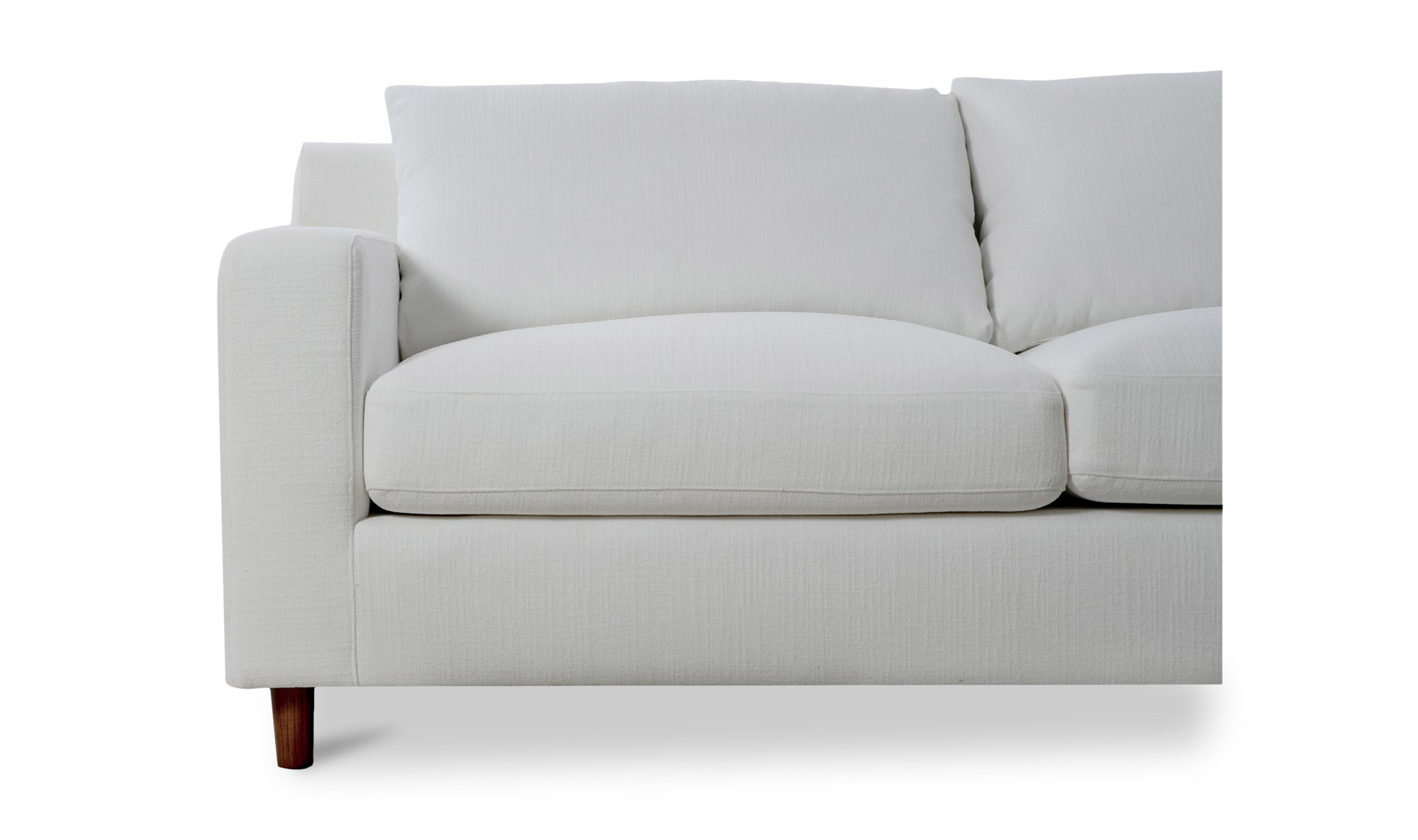 Hutton Right Sectional White